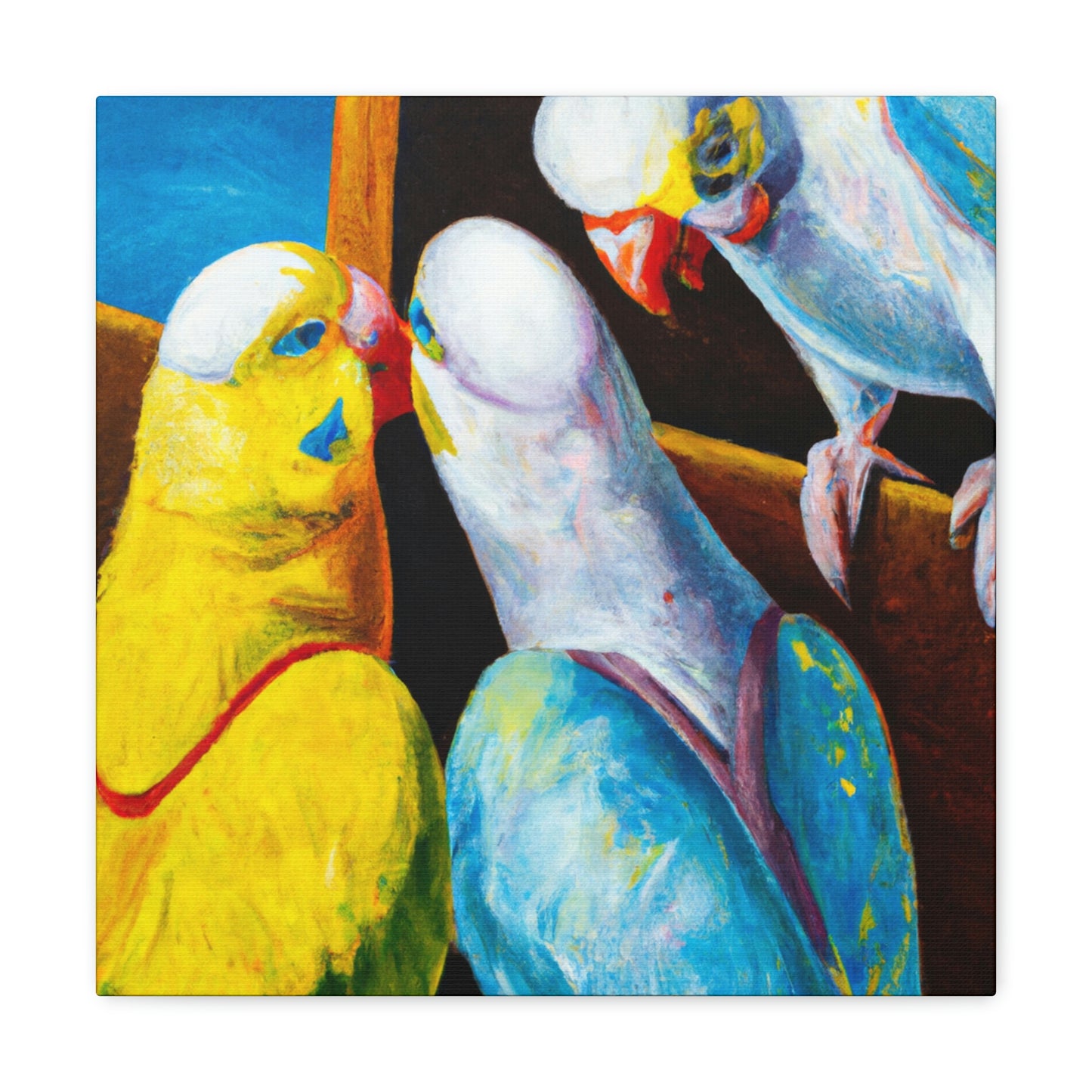 Parakeet Dreamscape - Canvas