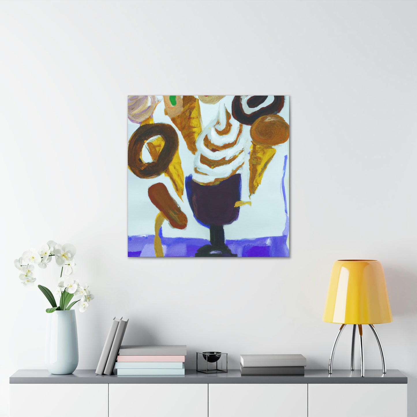 "Ice Cream Fantasia" - Canvas