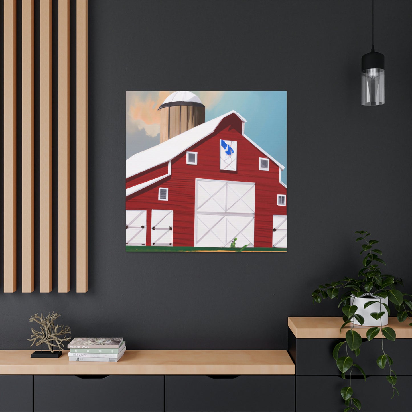 "Barn of Shining Gold" - Canvas