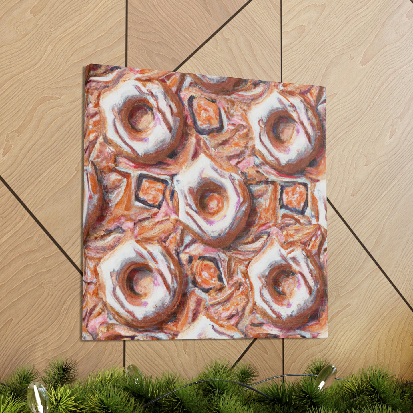 "Sugared Doughnut Delight" - Canvas