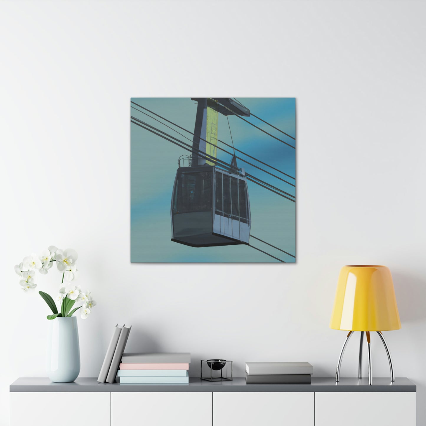 Cable Car Hyperrealism - Canvas