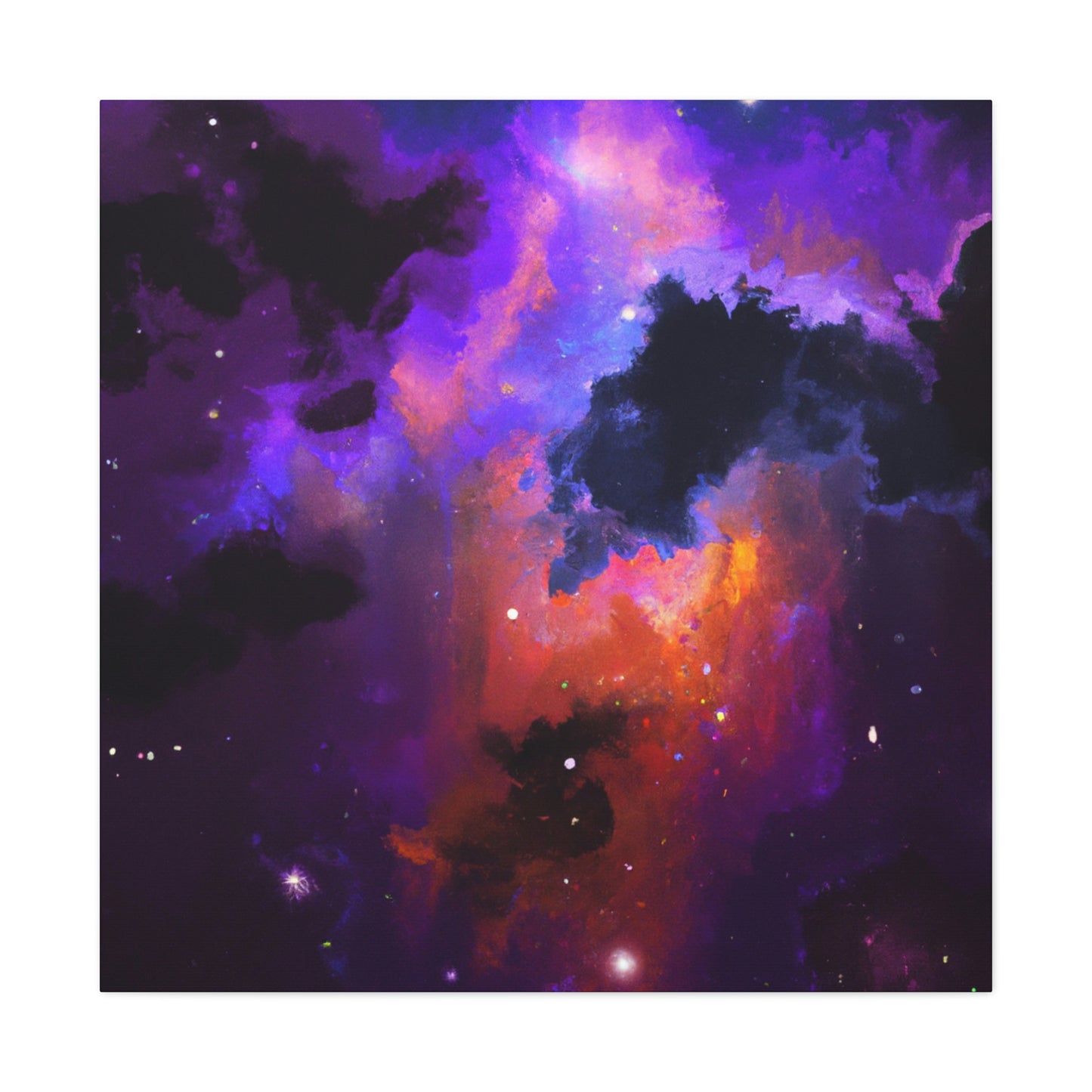 "A Cosmic Nebula Vision" - Canvas