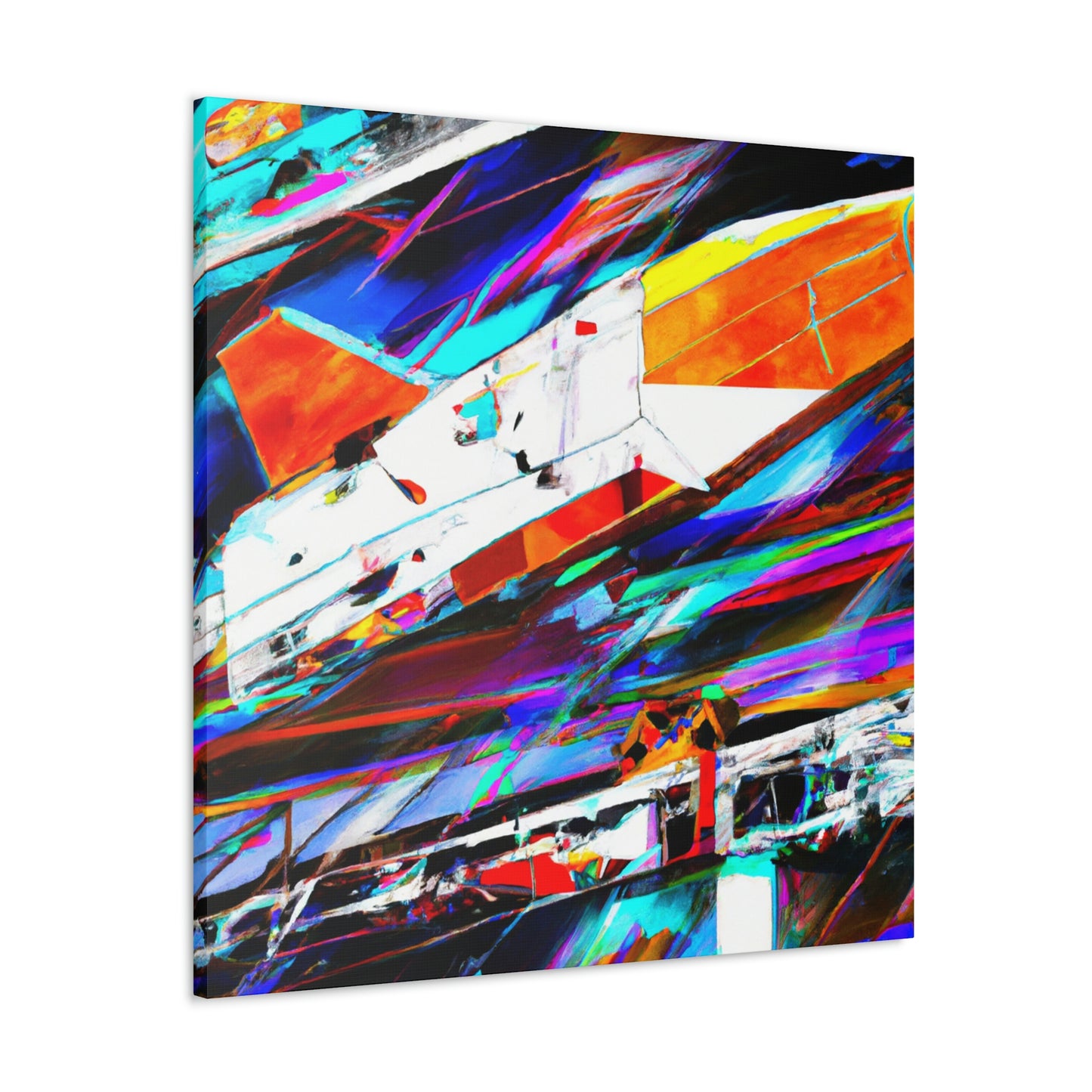 "Space Shuttle Fauvism" - Canvas