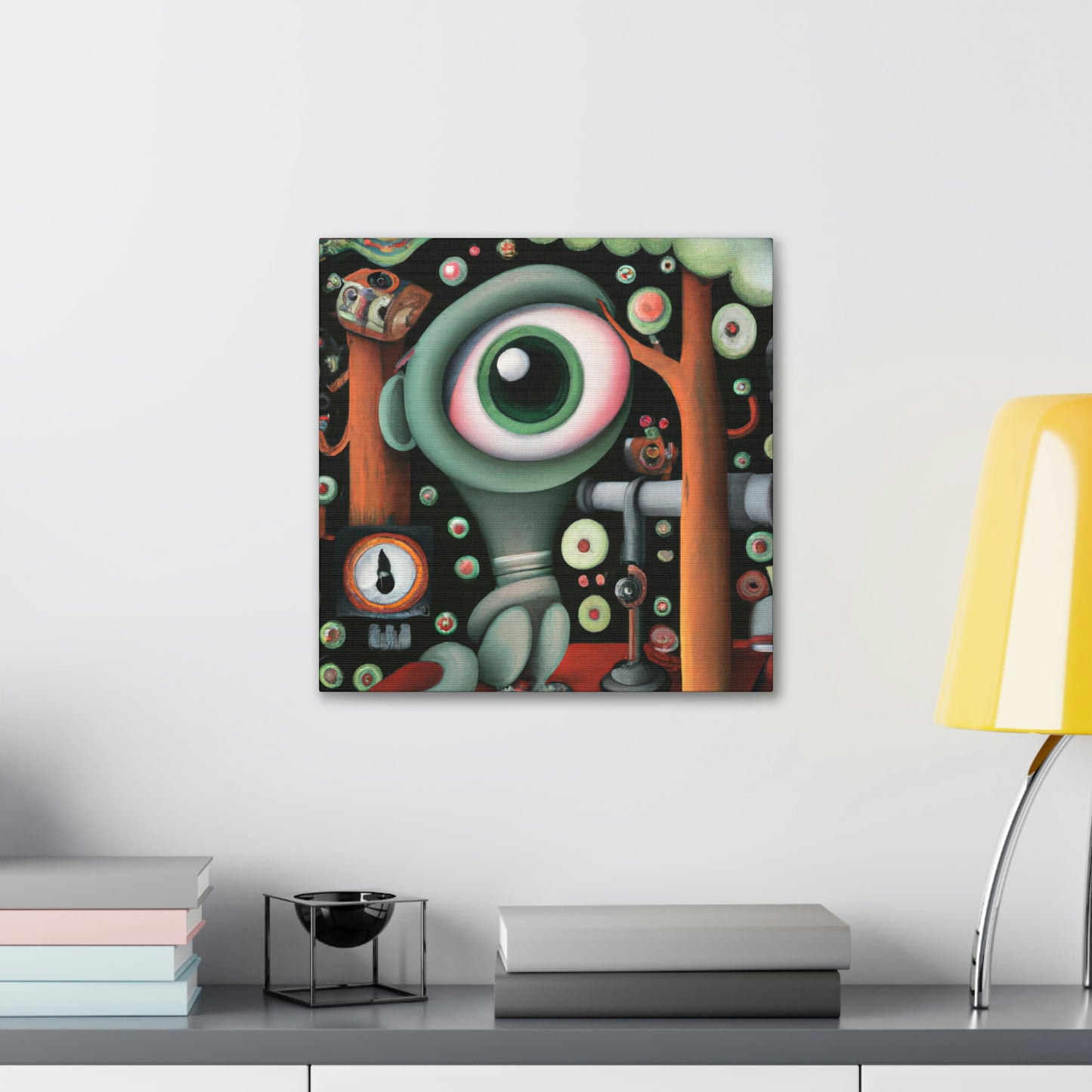 "Camouflaged Surreal World" - Canvas