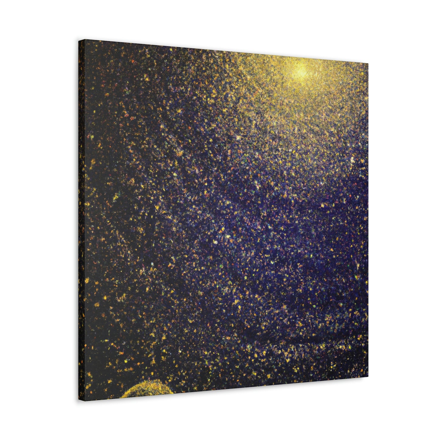 Galaxy in Pointillism - Canvas