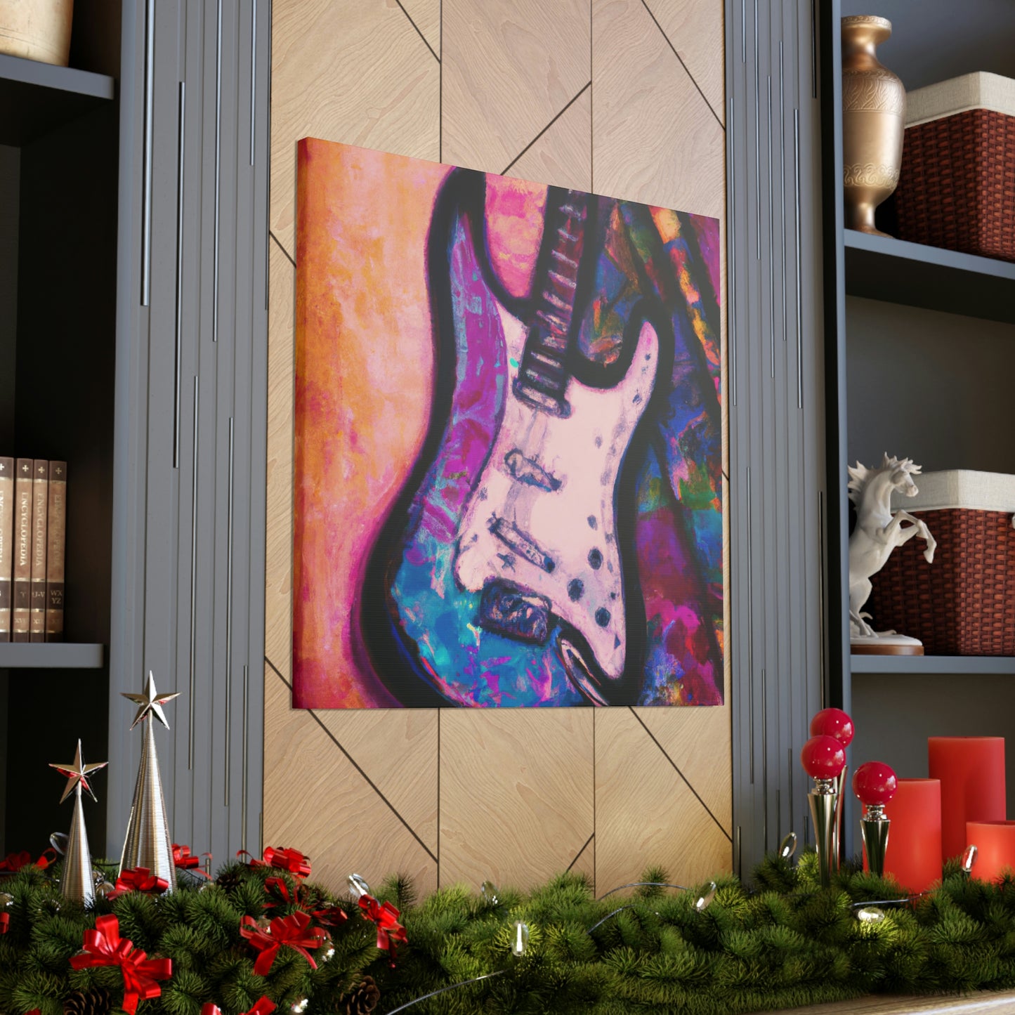 Fender in Abstract Form - Canvas