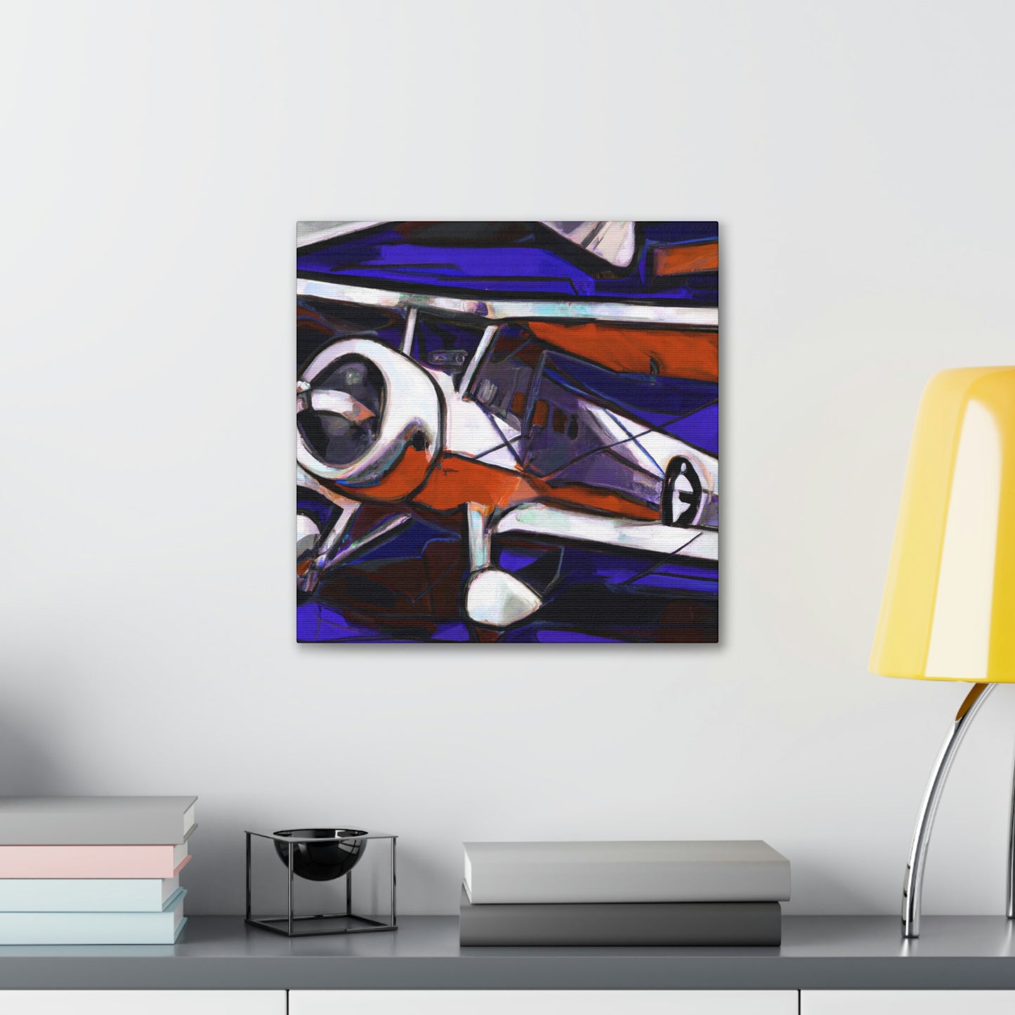 "Vintage Plane Flight" - Canvas