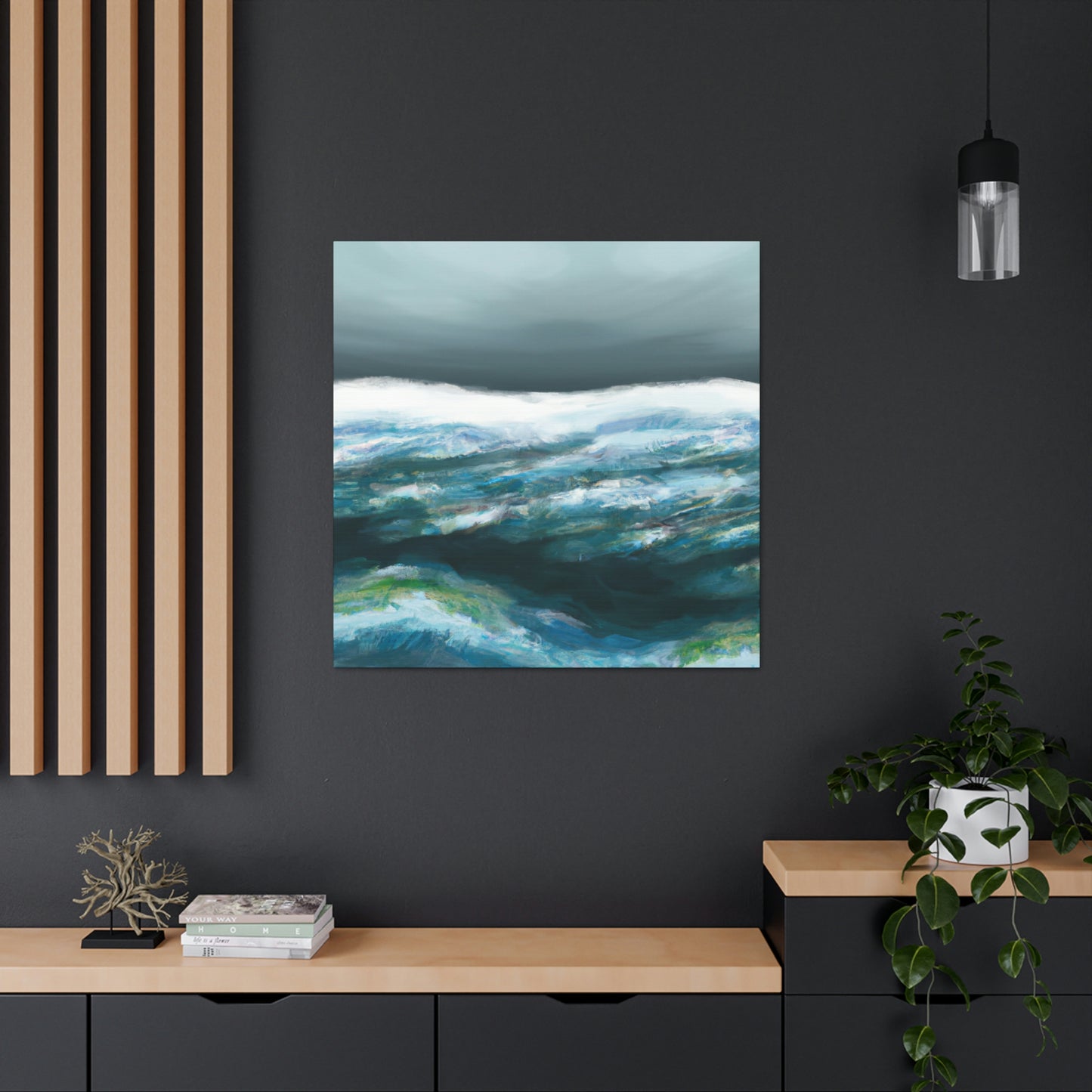 Deep Sea Reflections - Canvas