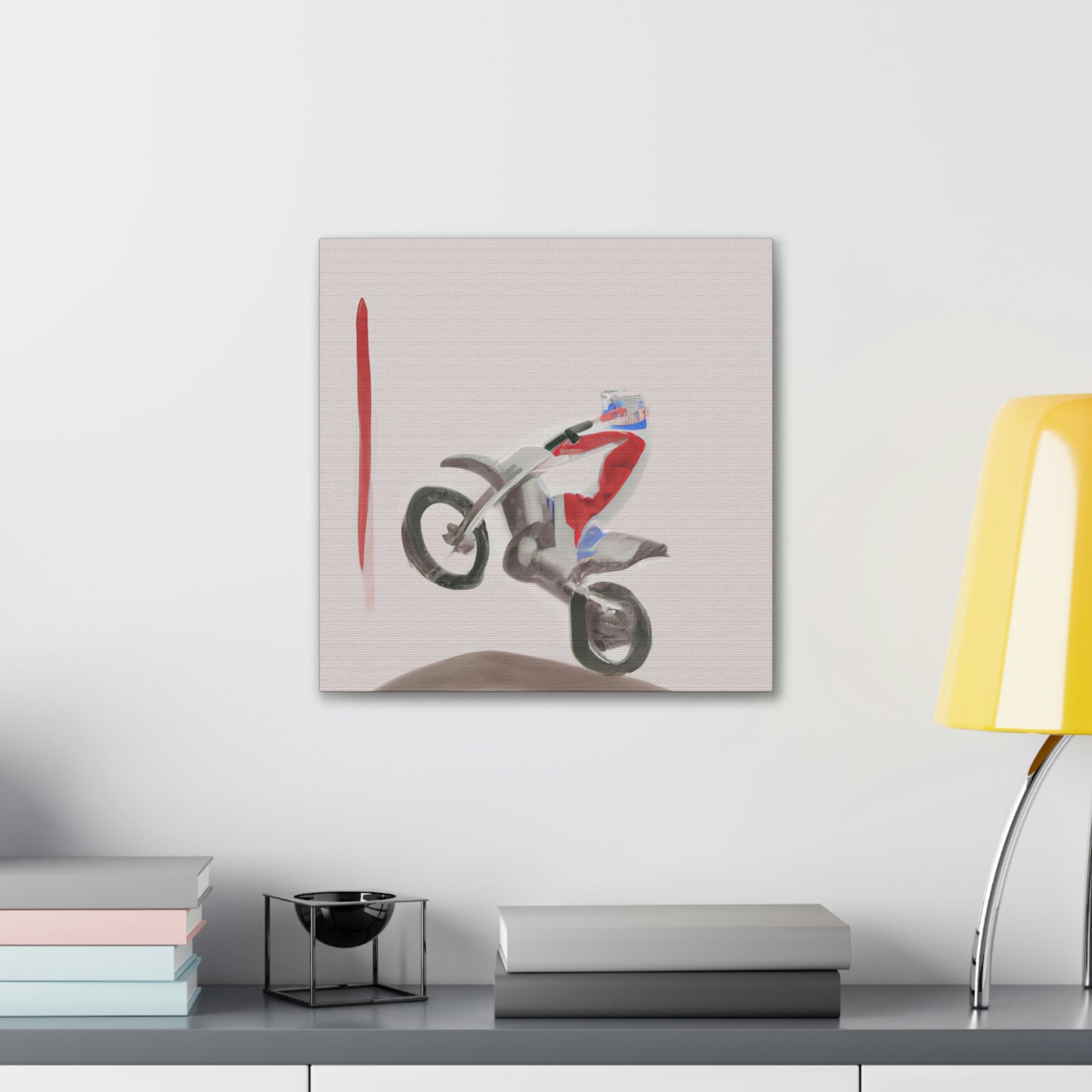 "Motocross and Minimalism" - Canvas