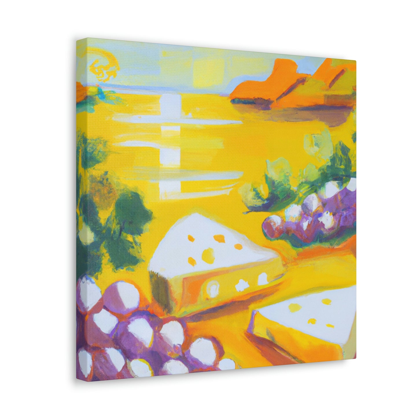 "Cheesy Grapes Abound" - Canvas