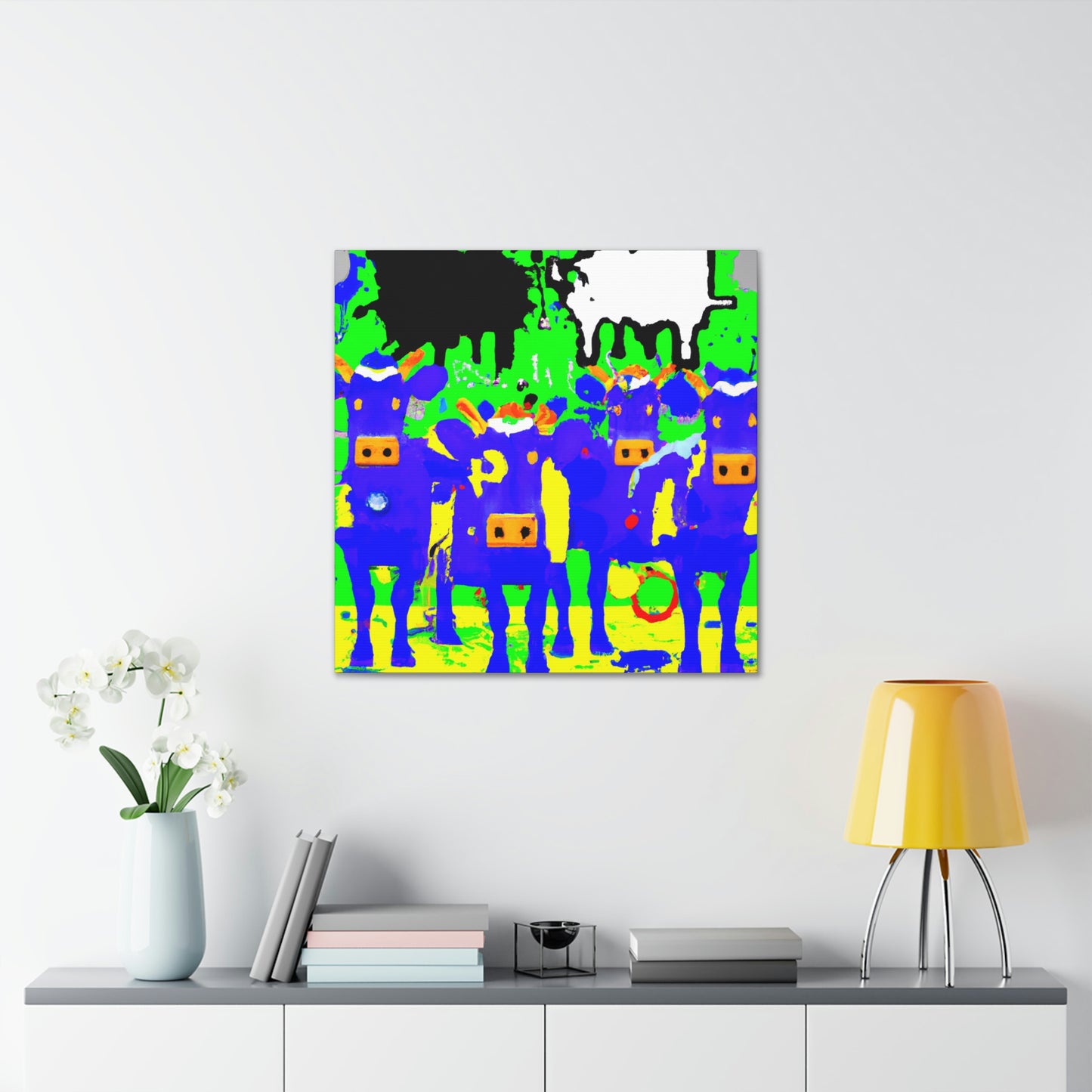 Cows in Simplicity - Canvas