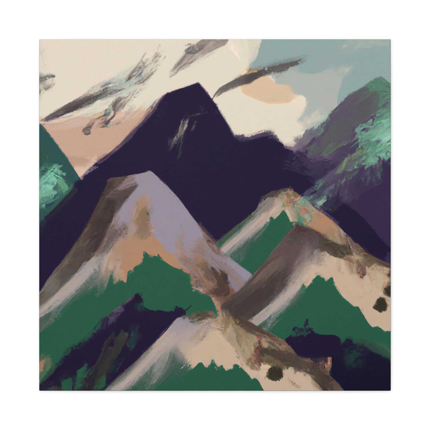 Mountain Memory Landscape - Canvas