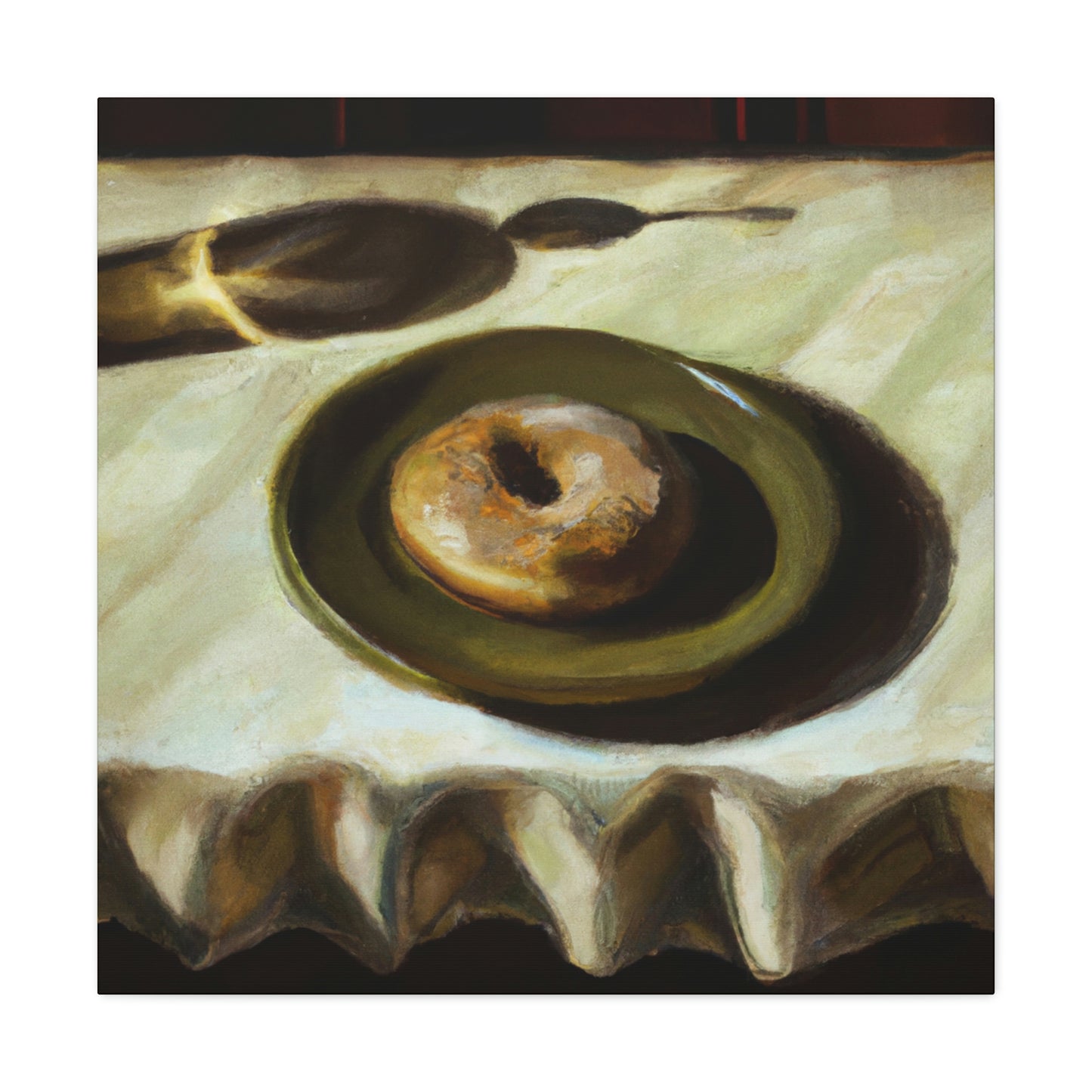 A Sweet Delightful Doughnut - Canvas