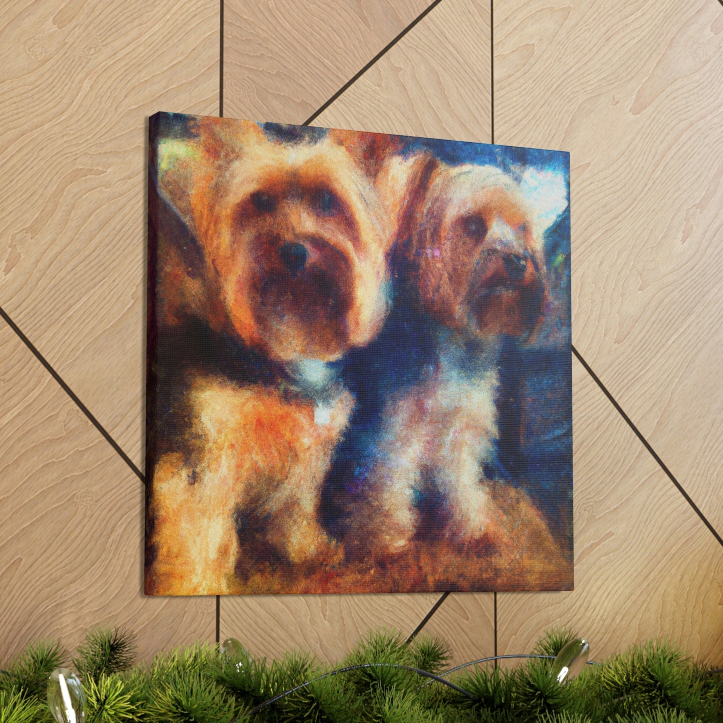 Puppy Love Impressionism - Canvas