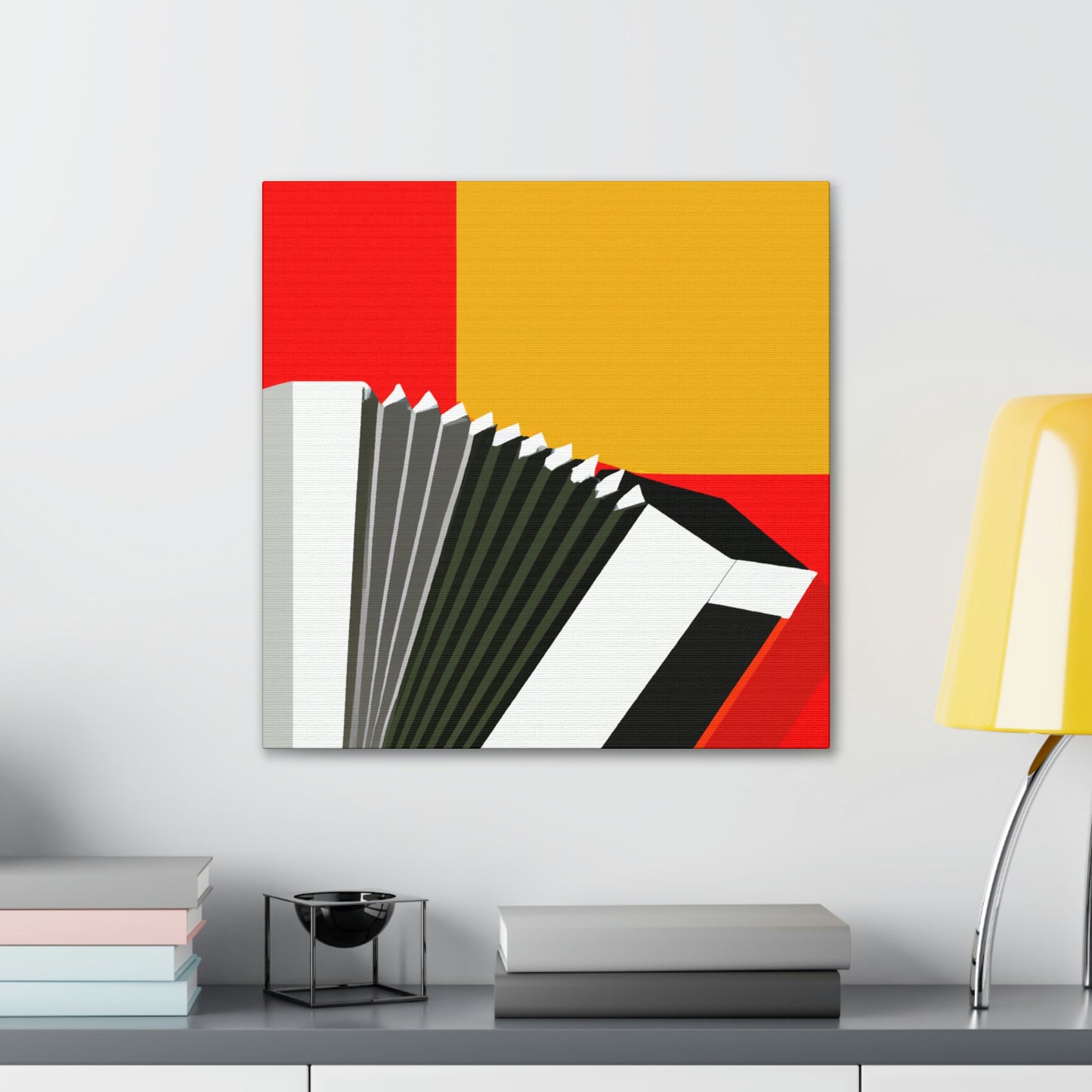 "Accordion Minimalism" - Canvas