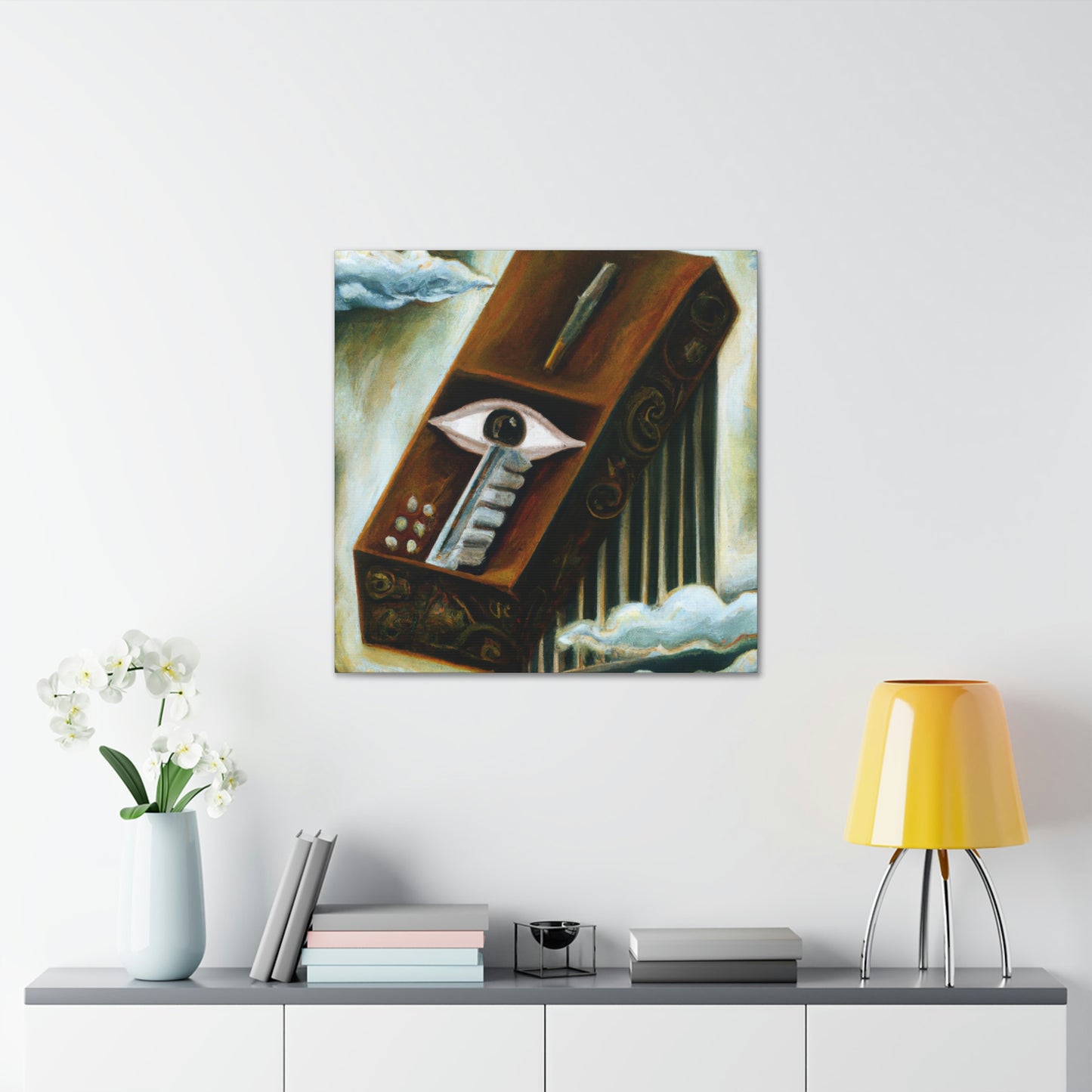 Harmonica's Psychedelic Melody - Canvas