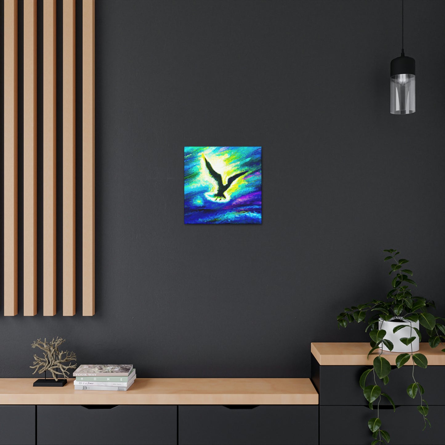 Seagull in Flight - Canvas