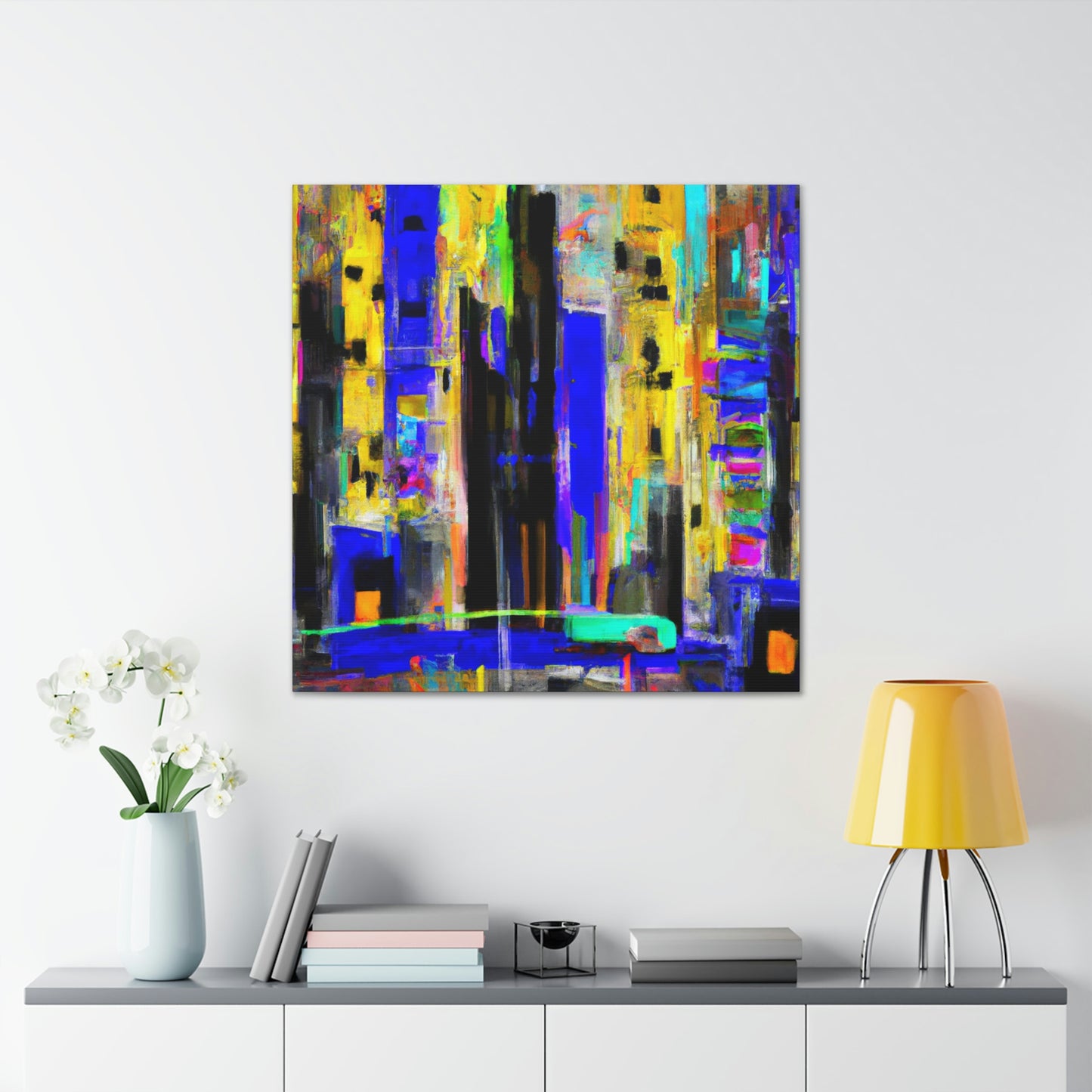 "Art Deco Abstraction" - Canvas