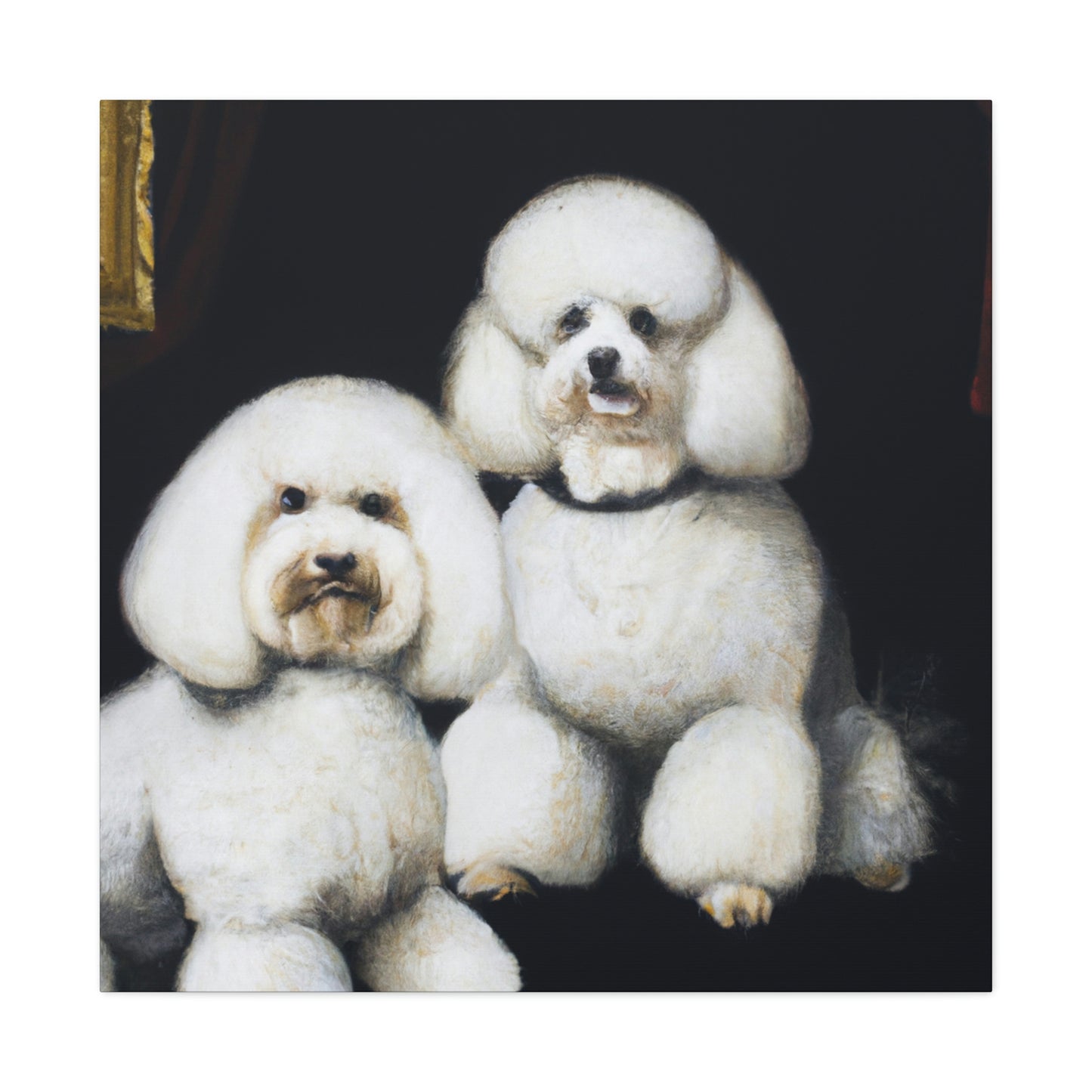 "Bichon Frise Luxury Dream" - Canvas