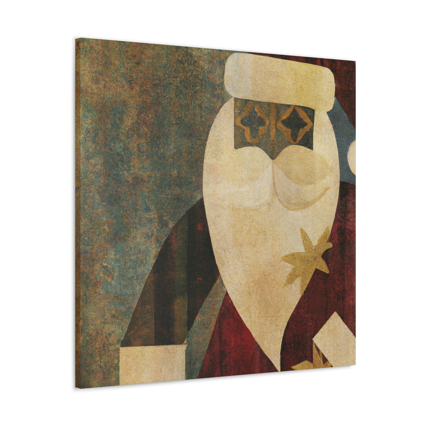 Santa's Art Deco Dream - Canvas