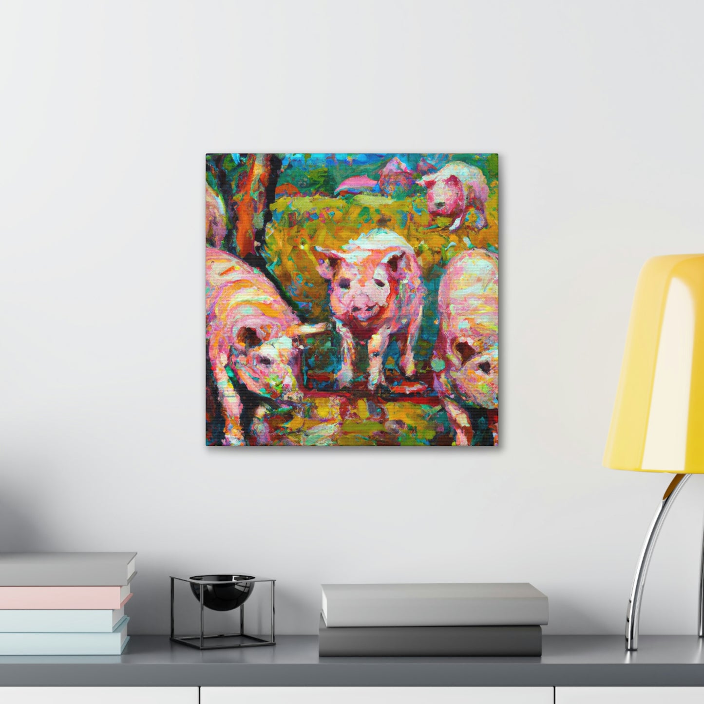 Pigs on the Farm - Canvas