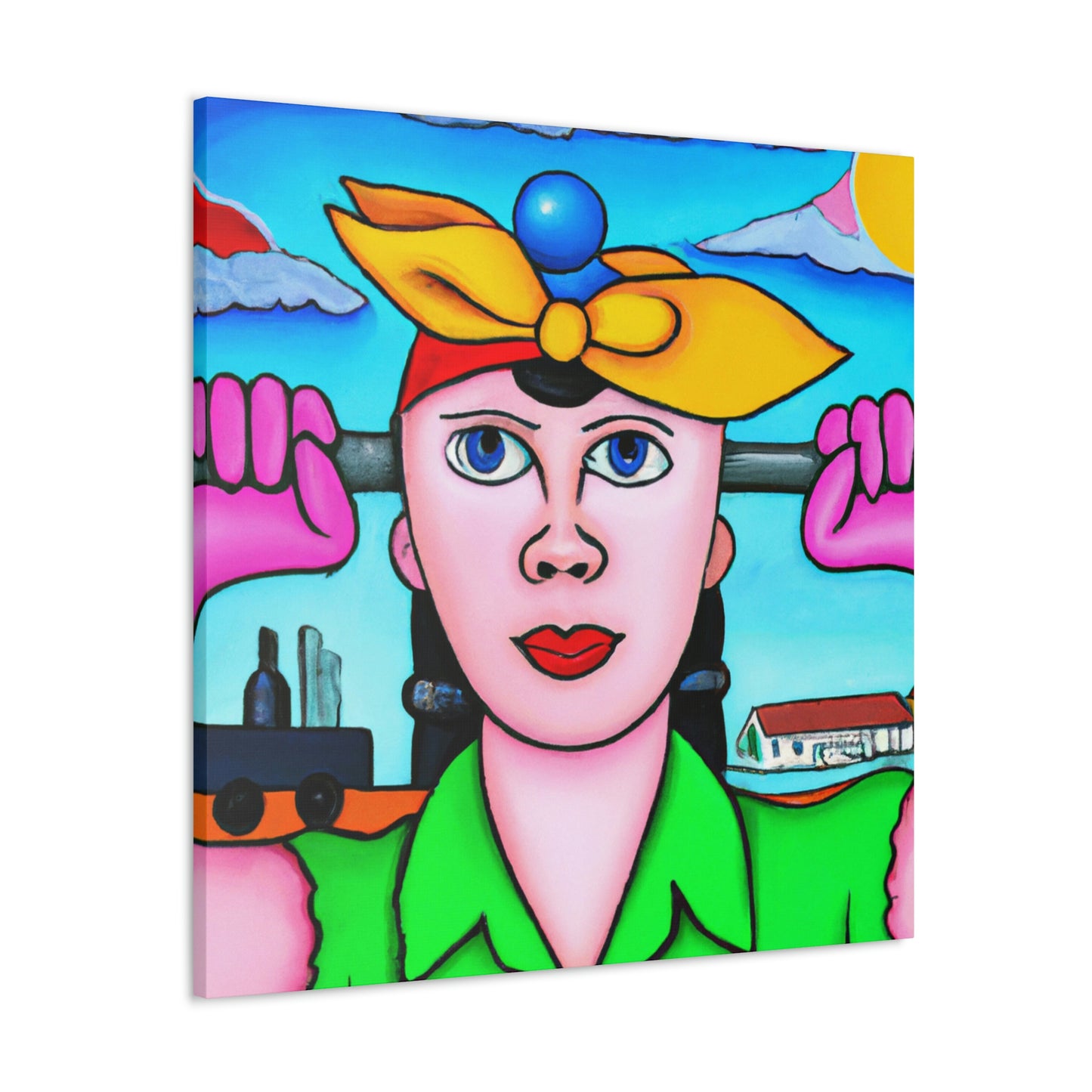 "Rosie's feminist surrealism" - Canvas