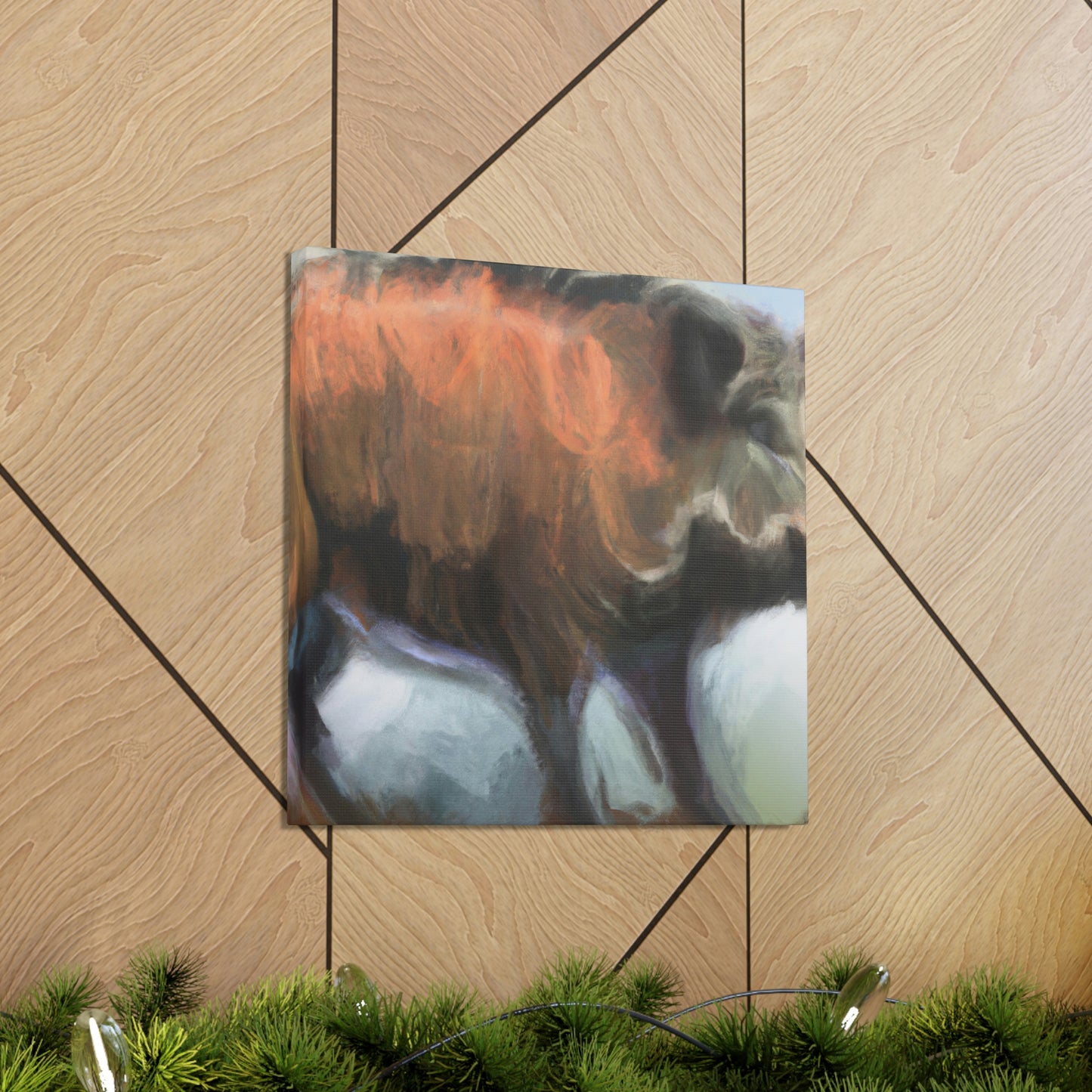 Wild Boar Abstracted - Canvas