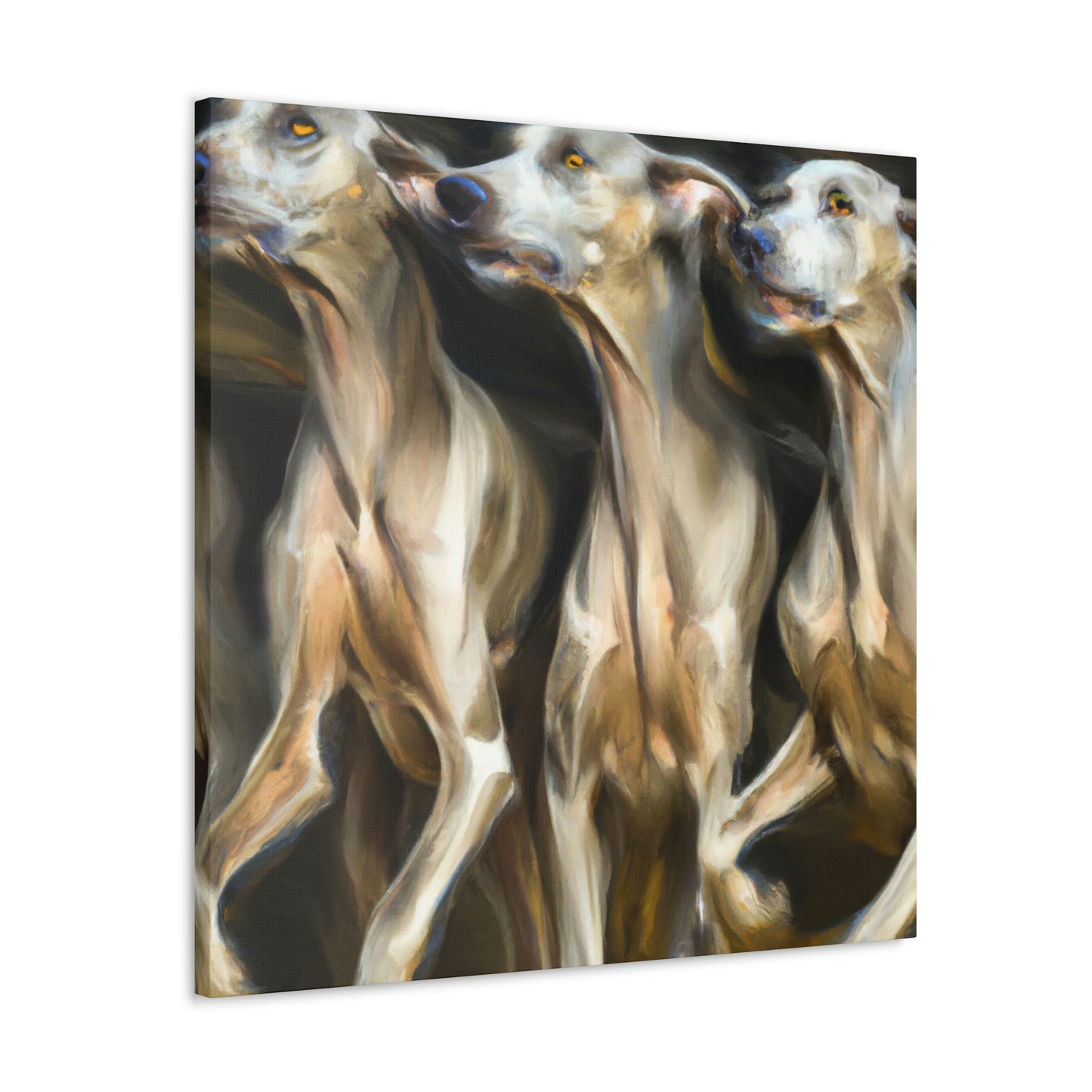 Weimaraner Sadness Crying - Canvas