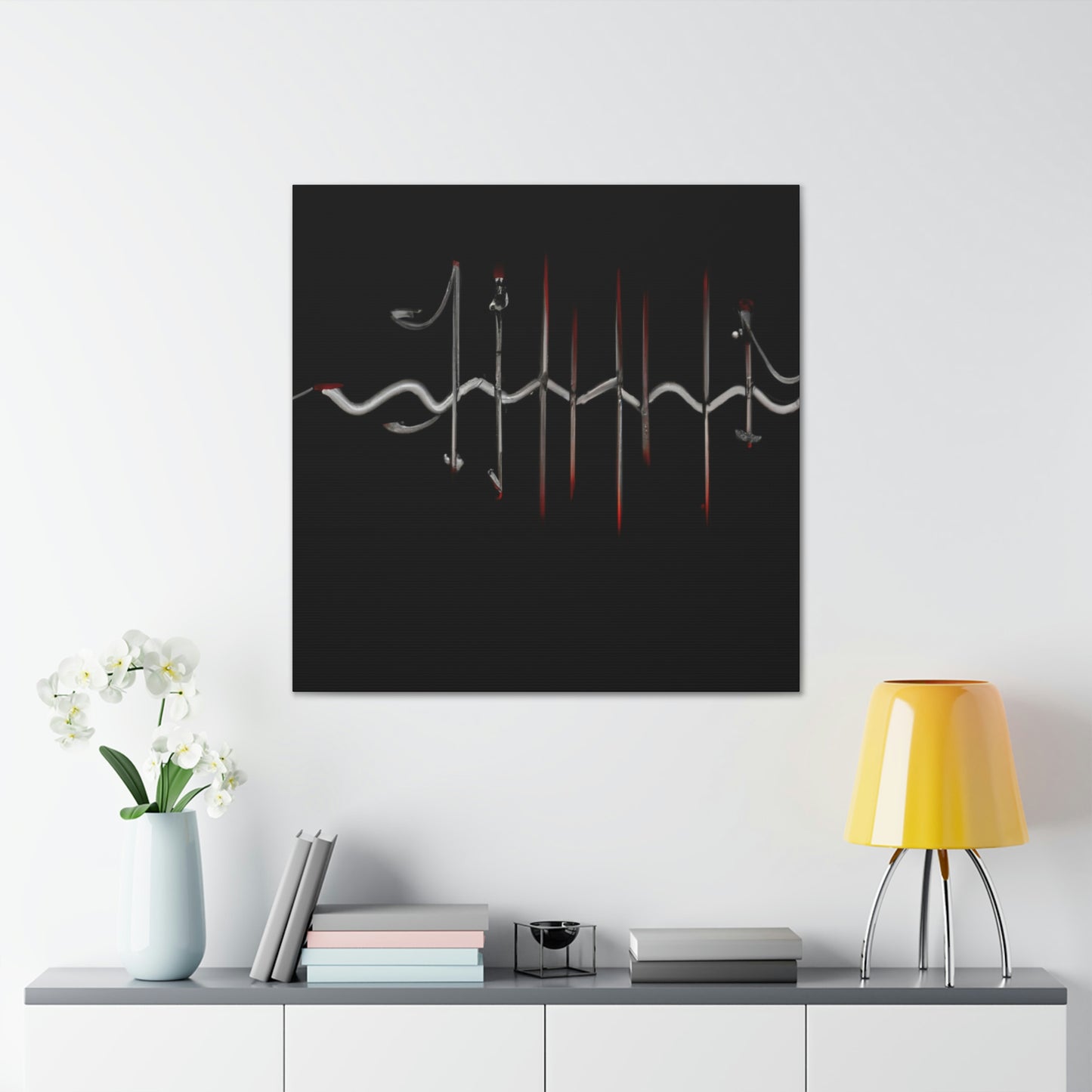 "Sound Wave Symphony" - Canvas