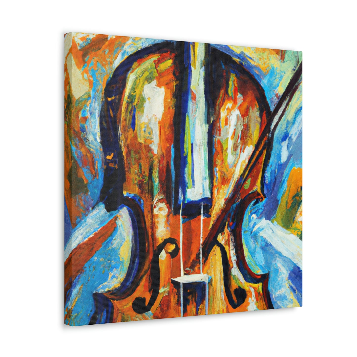 "Music of Expressionism Violin" - Canvas