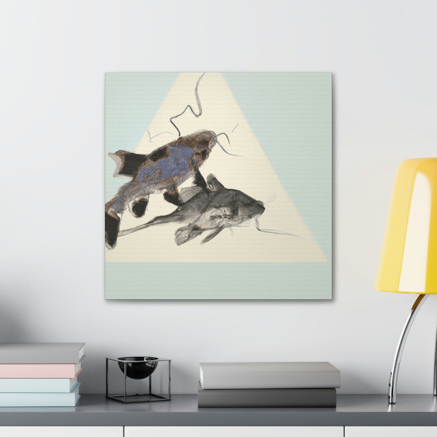 Corydoras Catfish Minimalism - Canvas