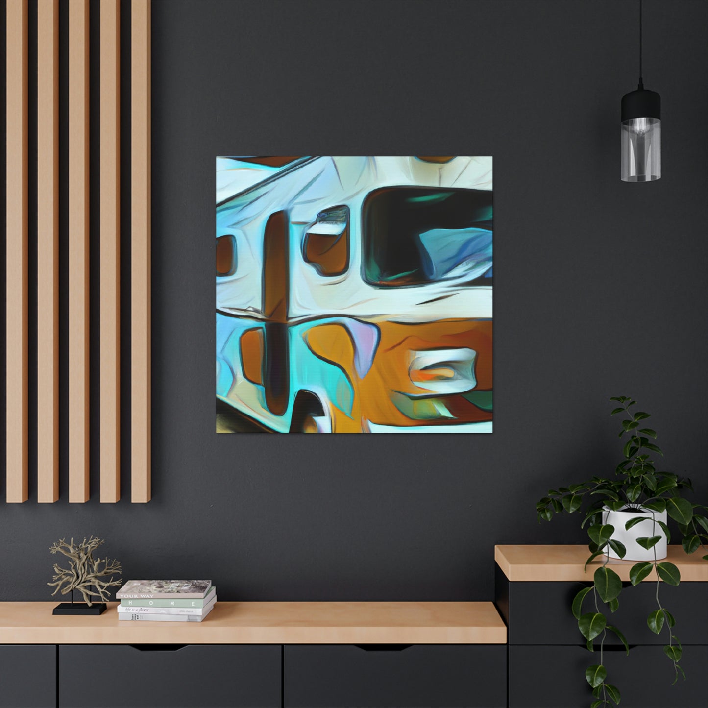 "Camping Van Adventure" - Canvas