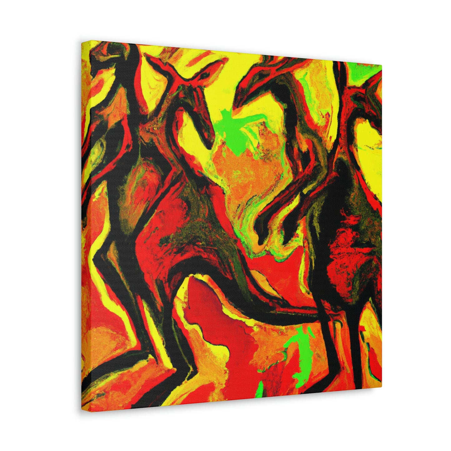 Kangaroos in Expressionism - Canvas