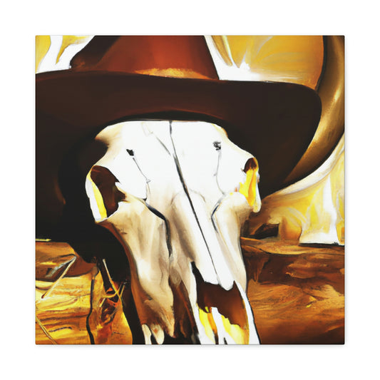 Cow Skull Comedy Set - Canvas