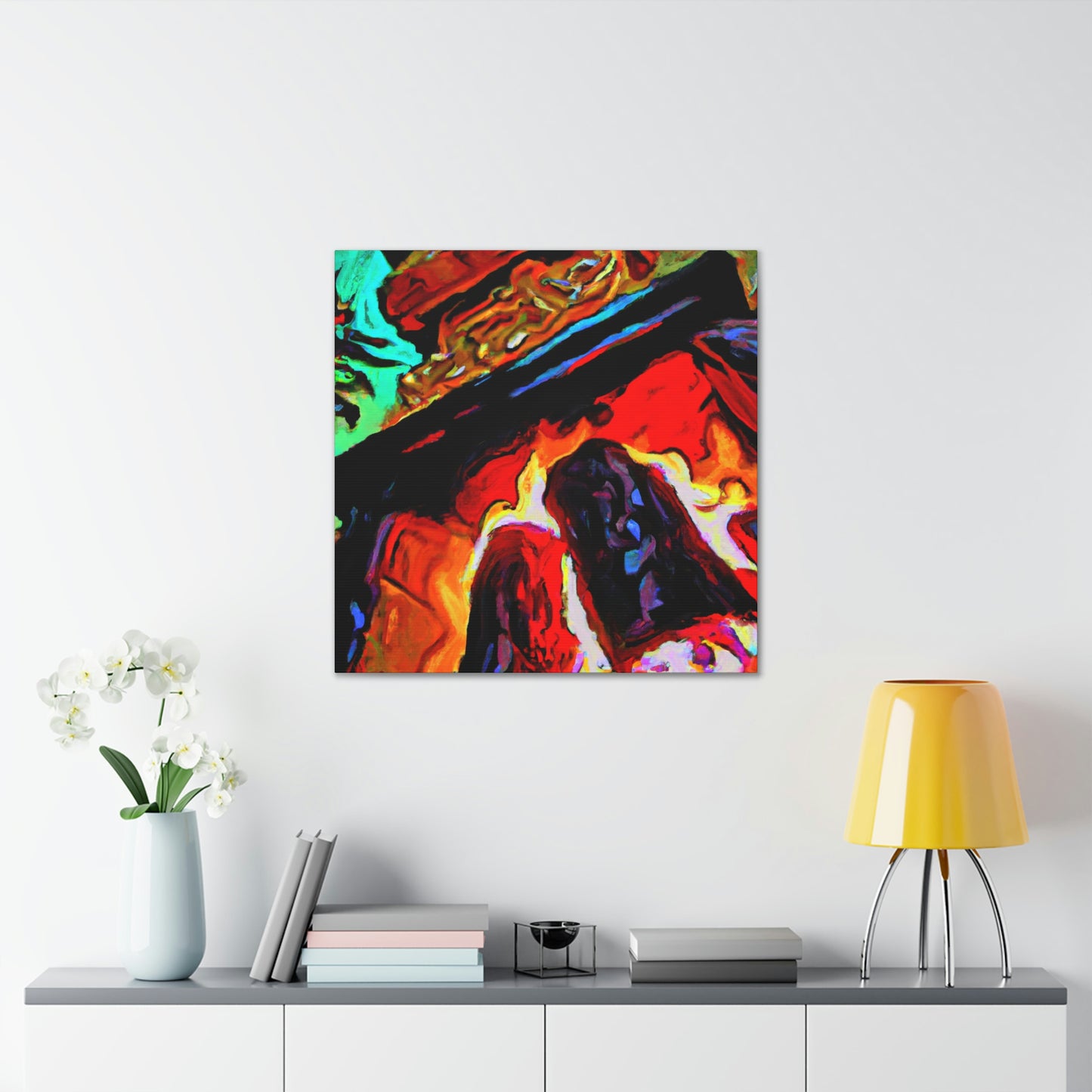 "Flame of Reflection" - Canvas