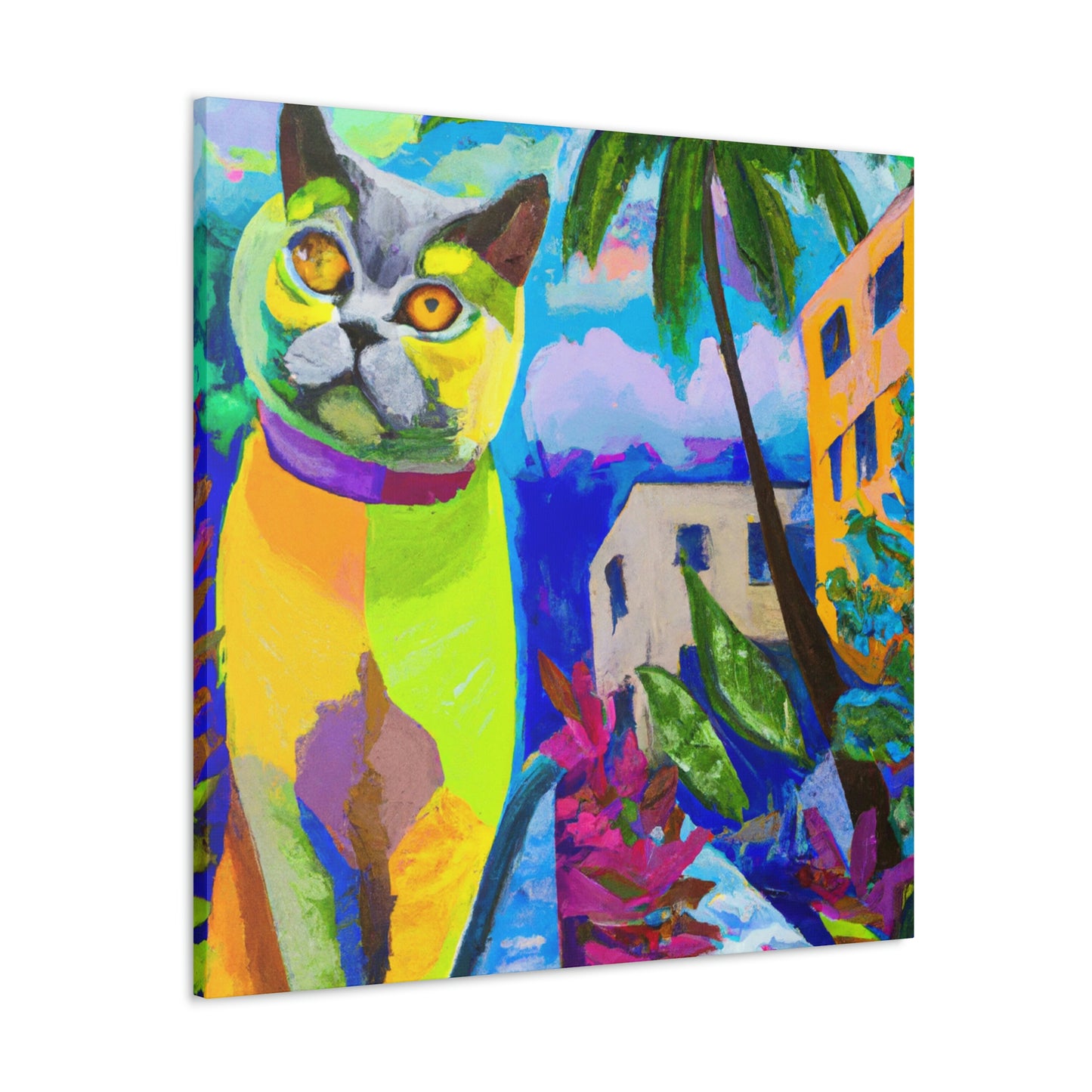 Purrful British Shorthair - Canvas