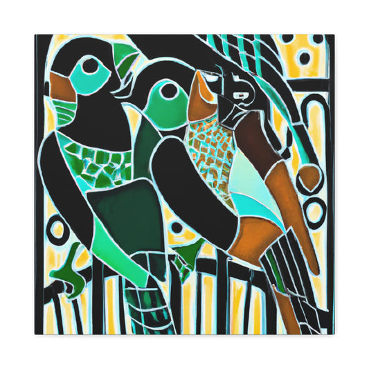 "Birds of the Jazz Age" - Canvas