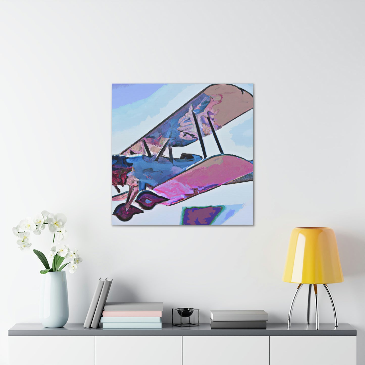 Vintage Airplane Glory - Canvas