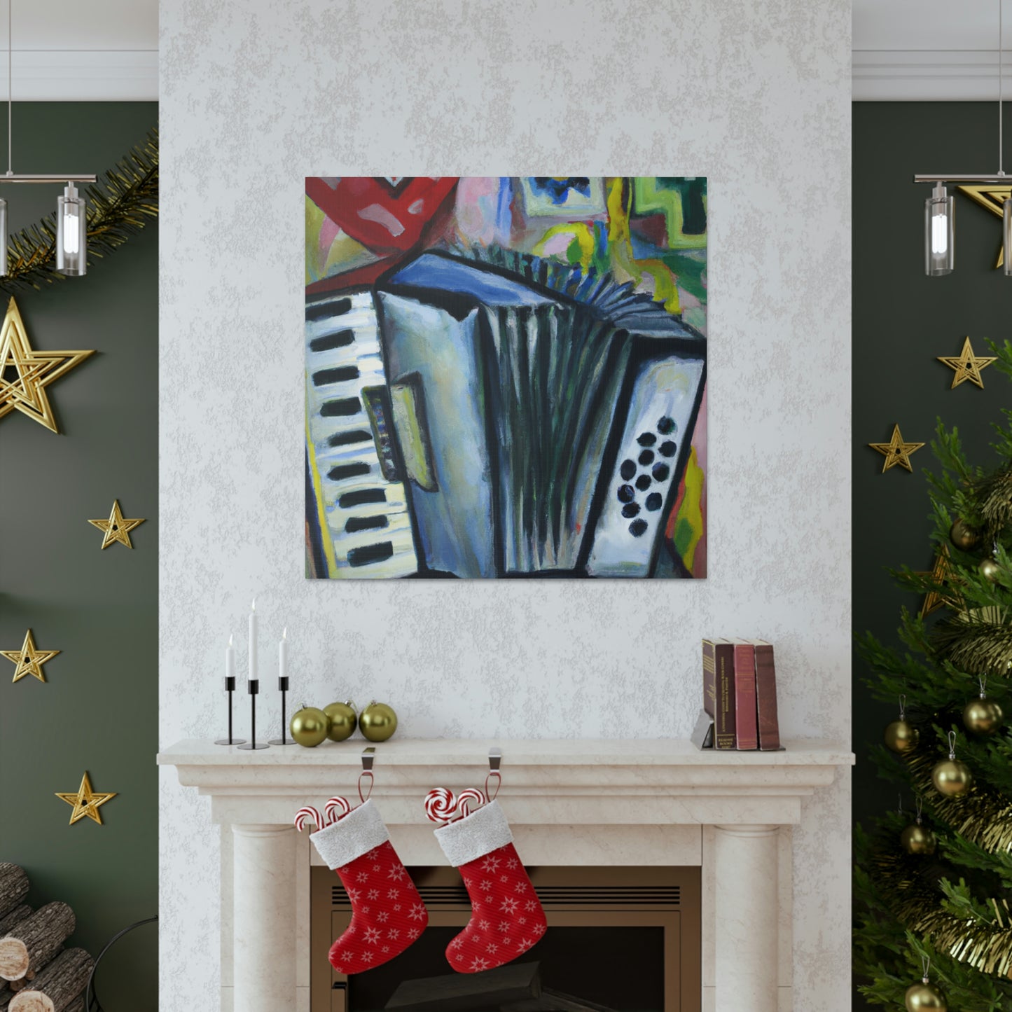 Accordion Fantasia Art - Canvas