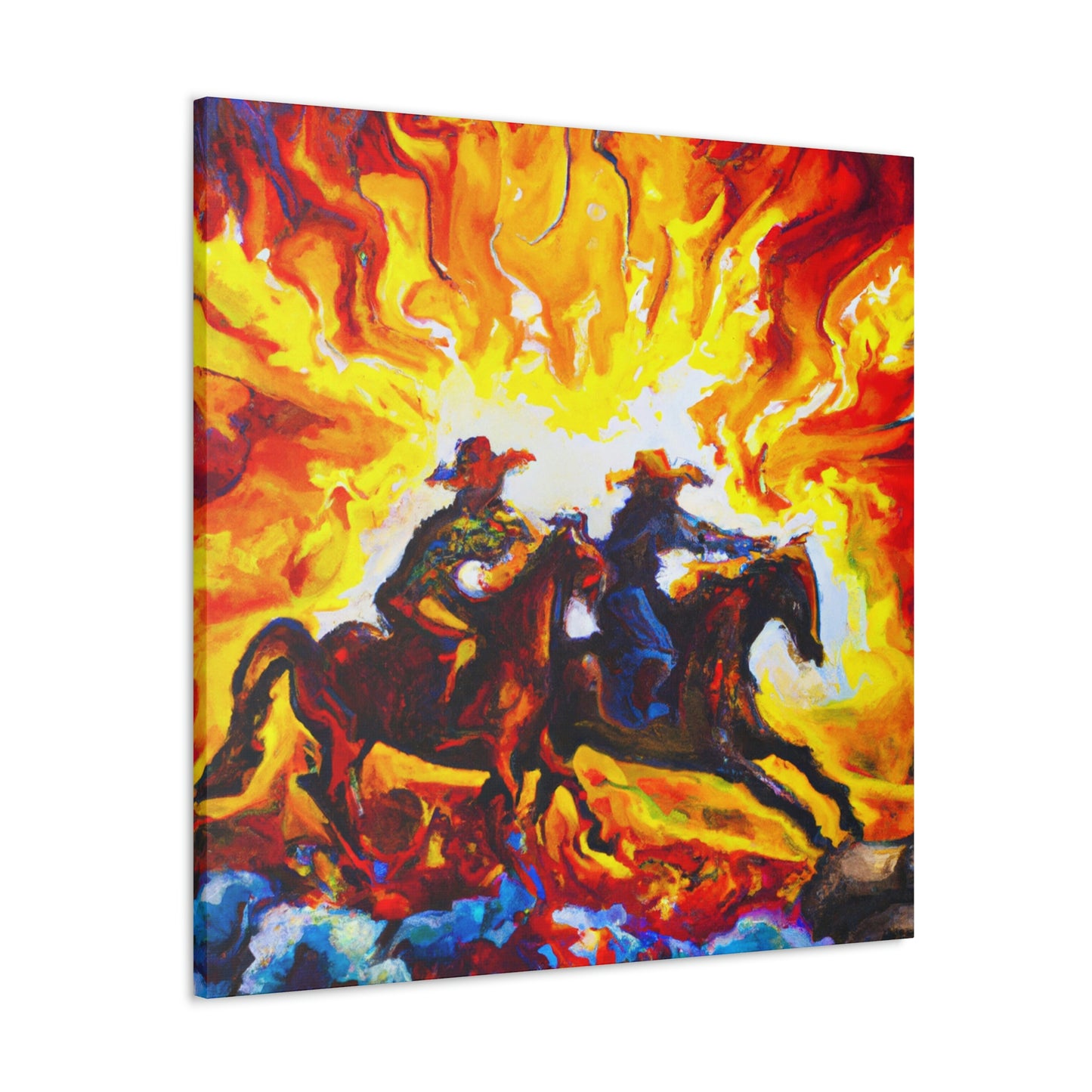 "Cattle Herd Trailblazers" - Canvas