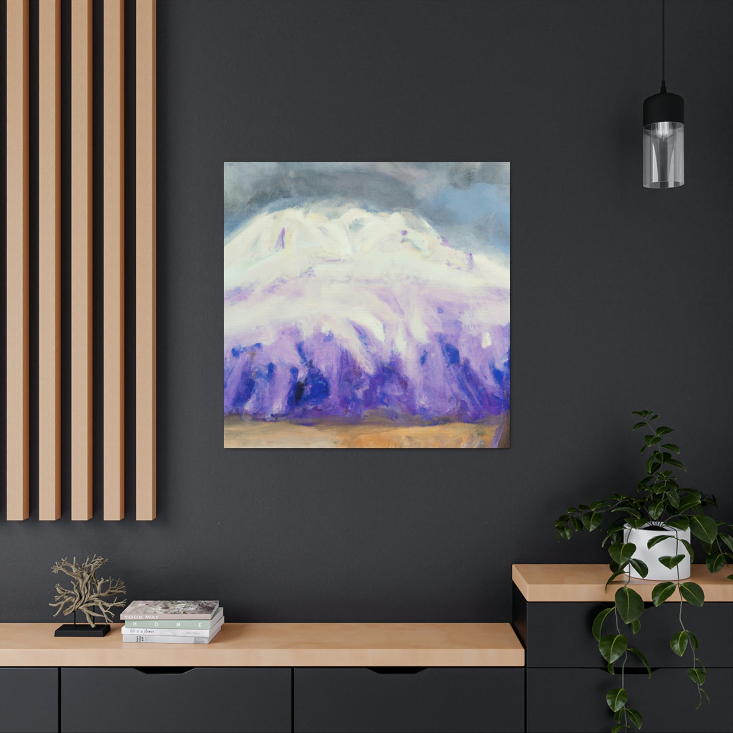 "Snowy Mountain Majesty" - Canvas