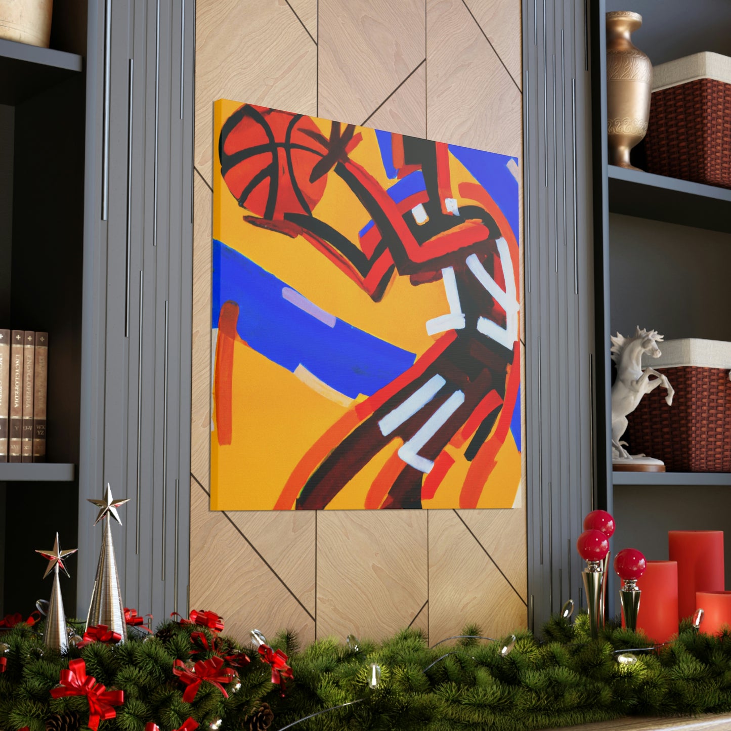 Basketball in Abstractions - Canvas