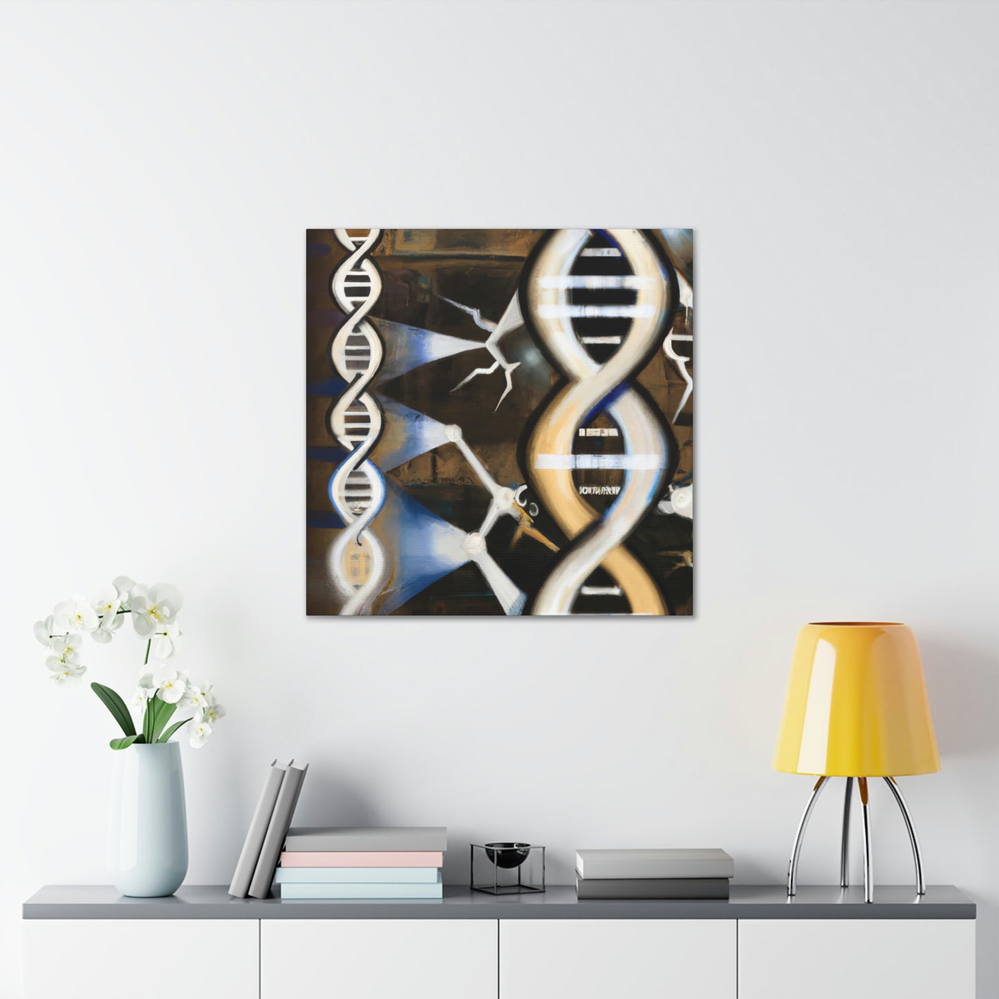 "Deco's DNA Vision" - Canvas