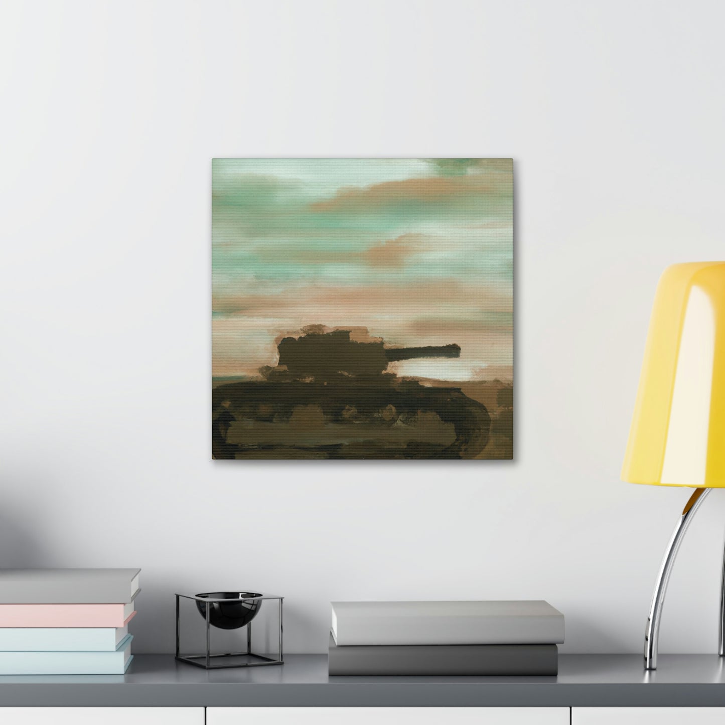 Tank in Abstract Form - Canvas