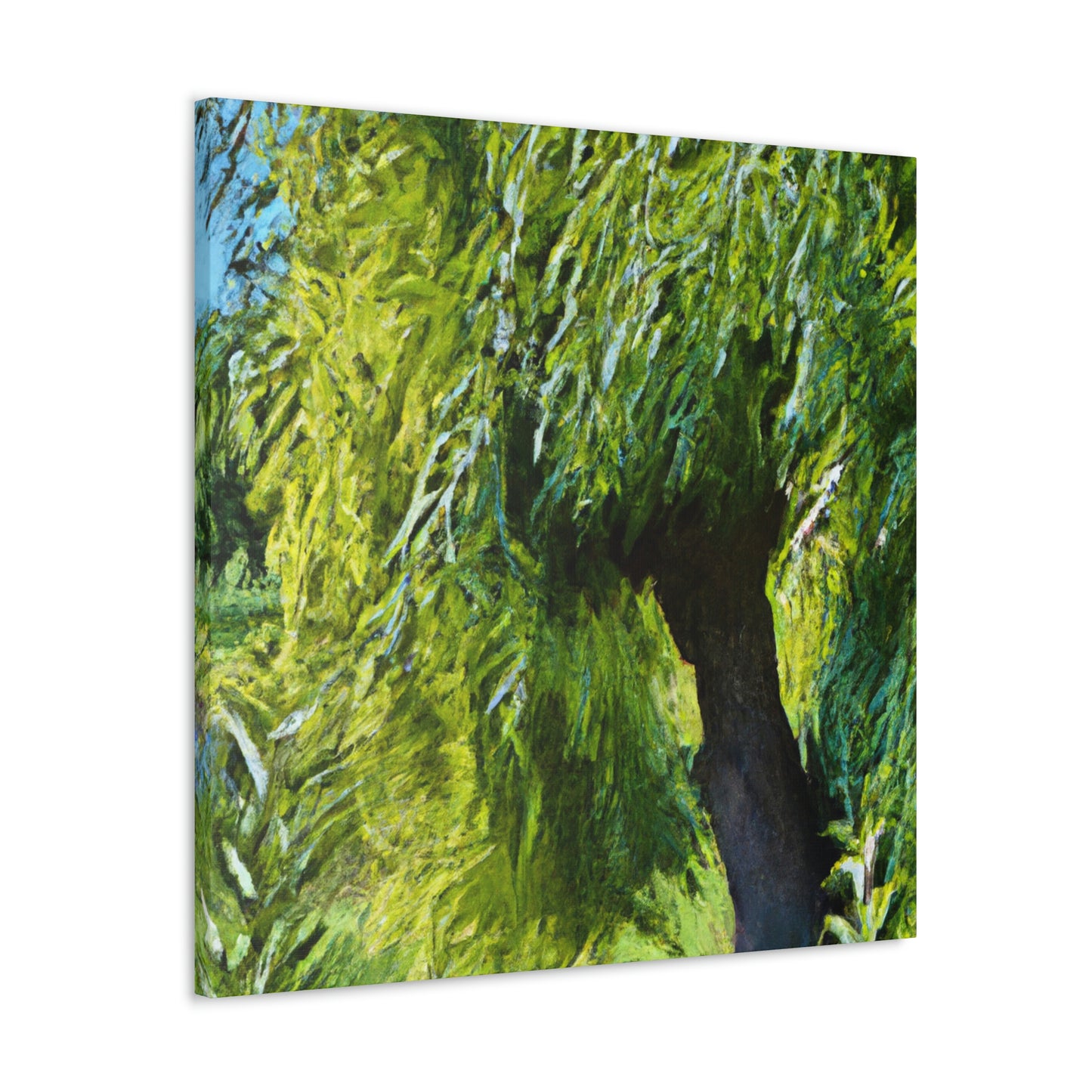 Willow by Moonlight - Canvas