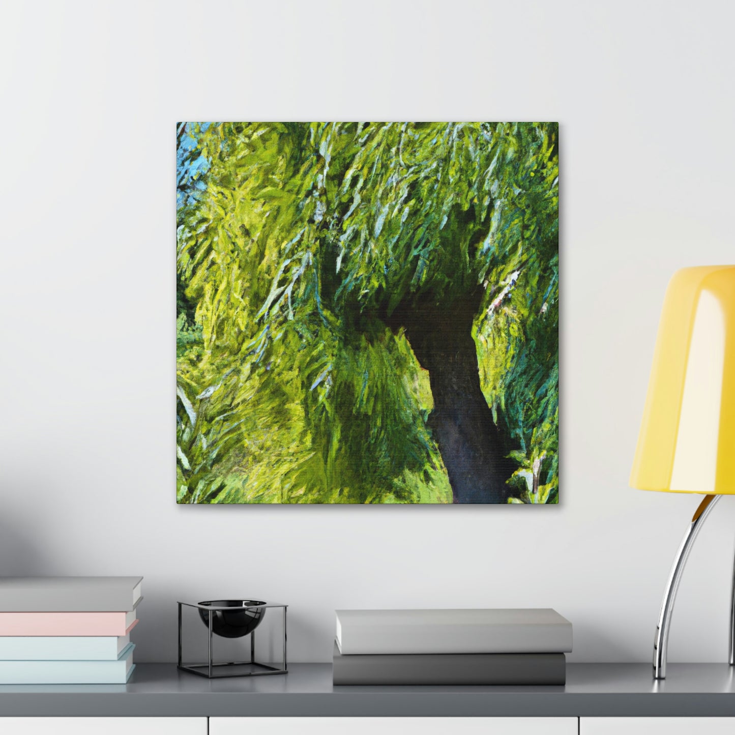 Willow by Moonlight - Canvas