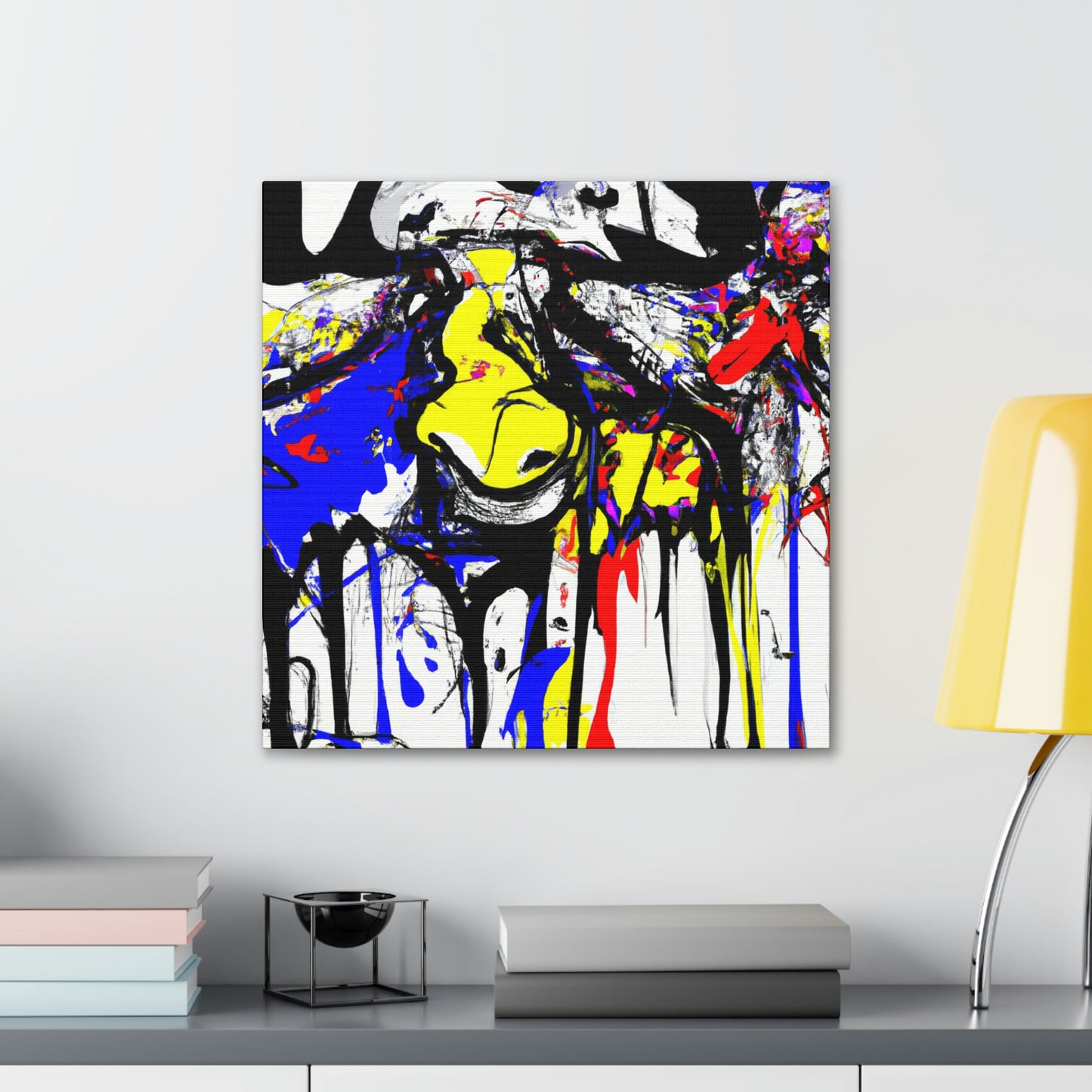 "Moose in Abstraction" - Canvas