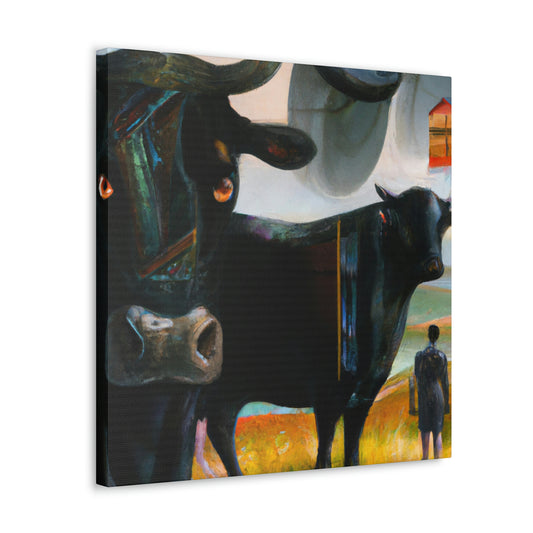 "Black Angus Dreamscape" - Canvas