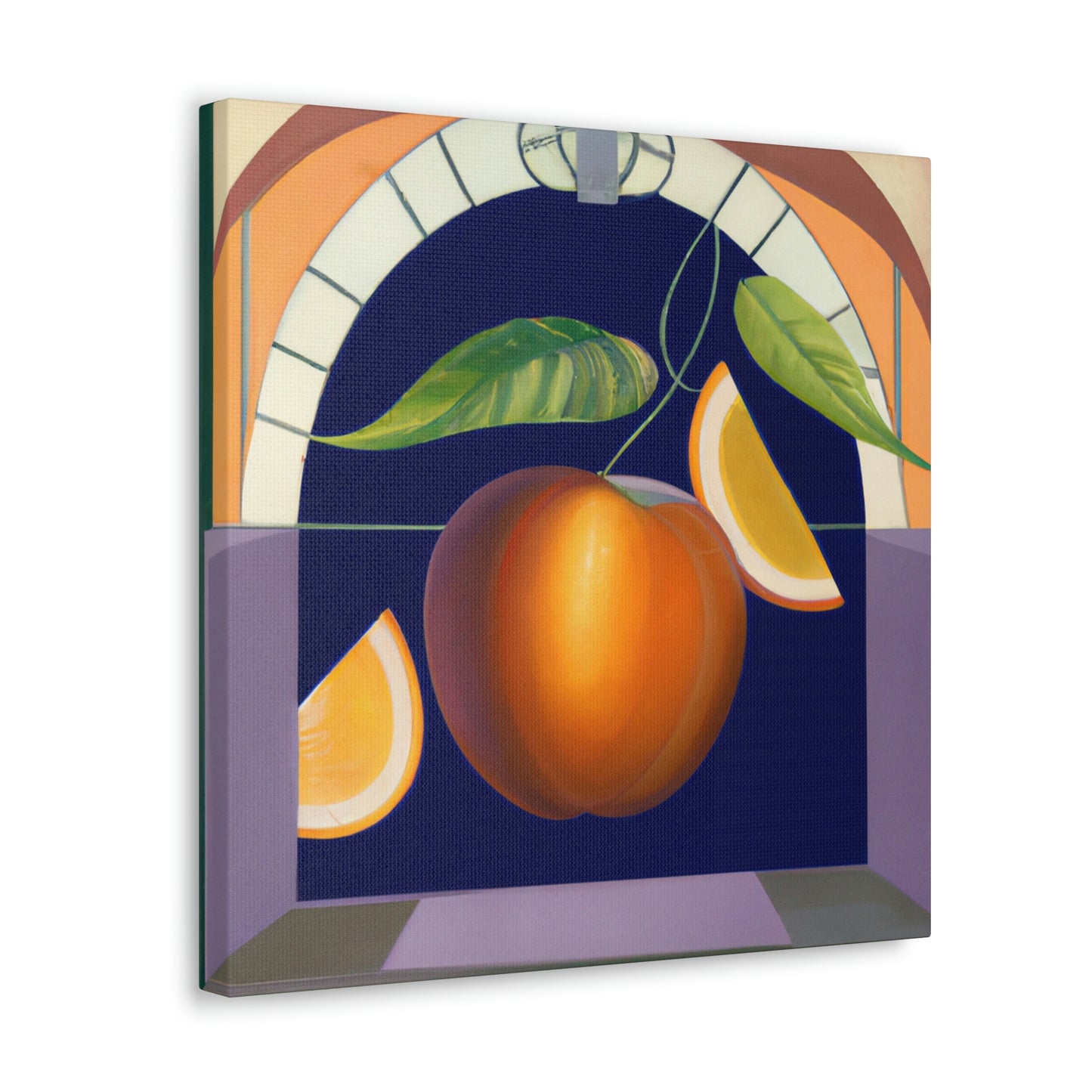 "Lush Art Deco Fruit" - Canvas