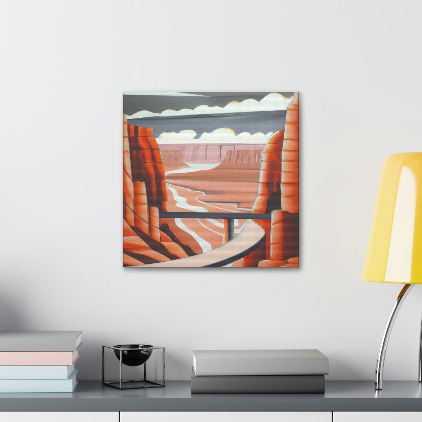 "Canyon of Art Deco" - Canvas